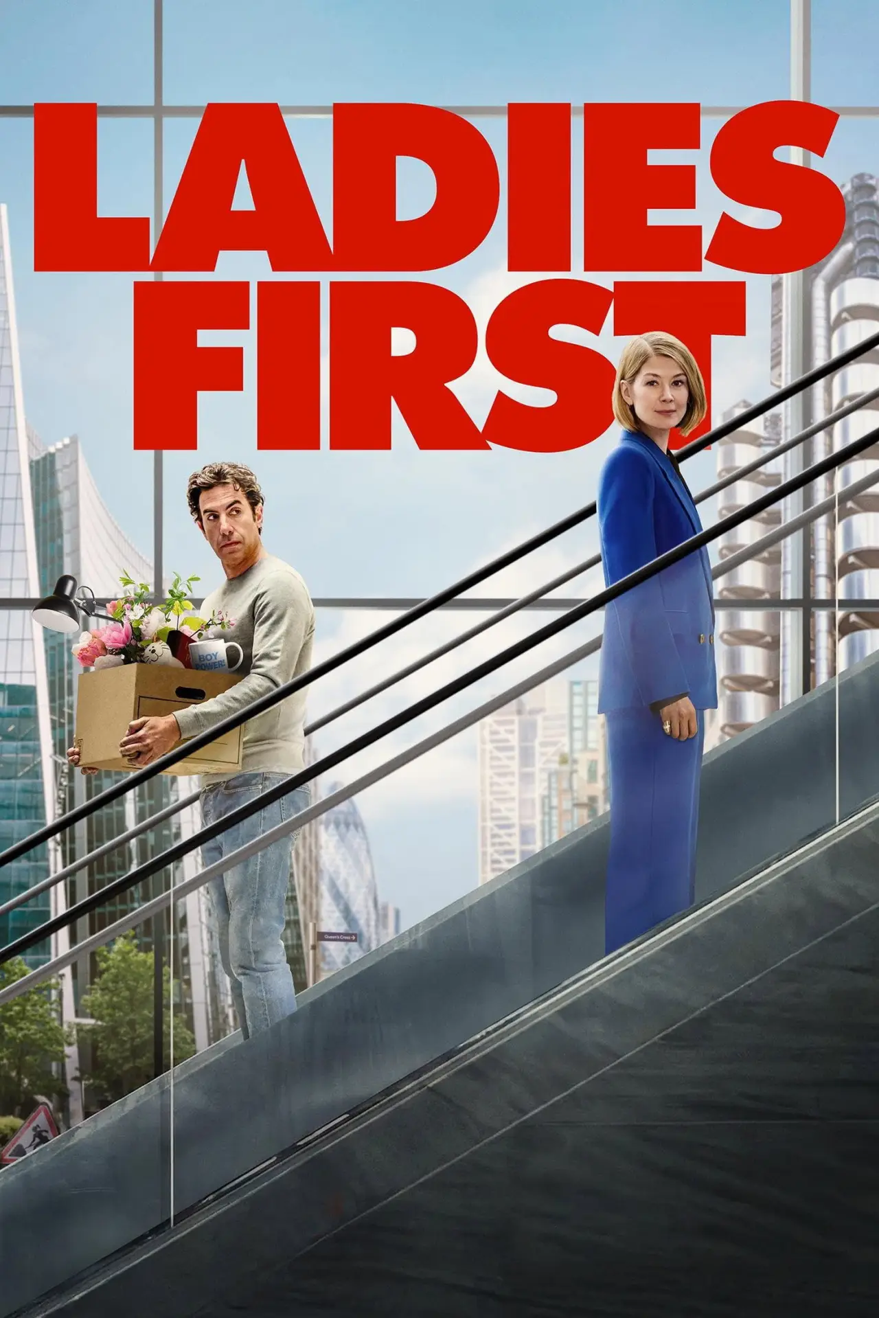 Plakat filmowy "Panie przodem"