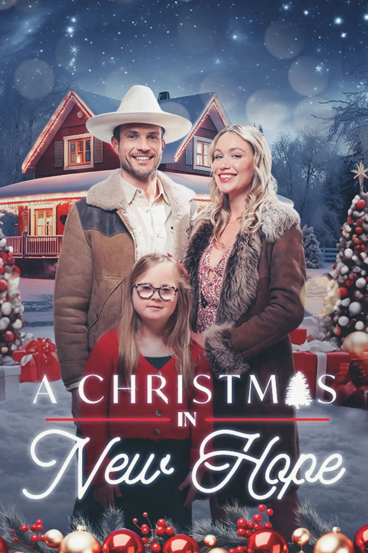 Plakat filmowy "A Christmas in New Hope"