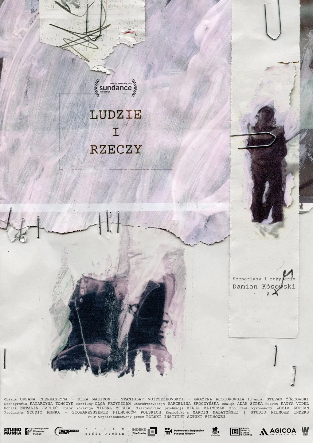 Plakat filmowy "Ludzie i rzeczy"