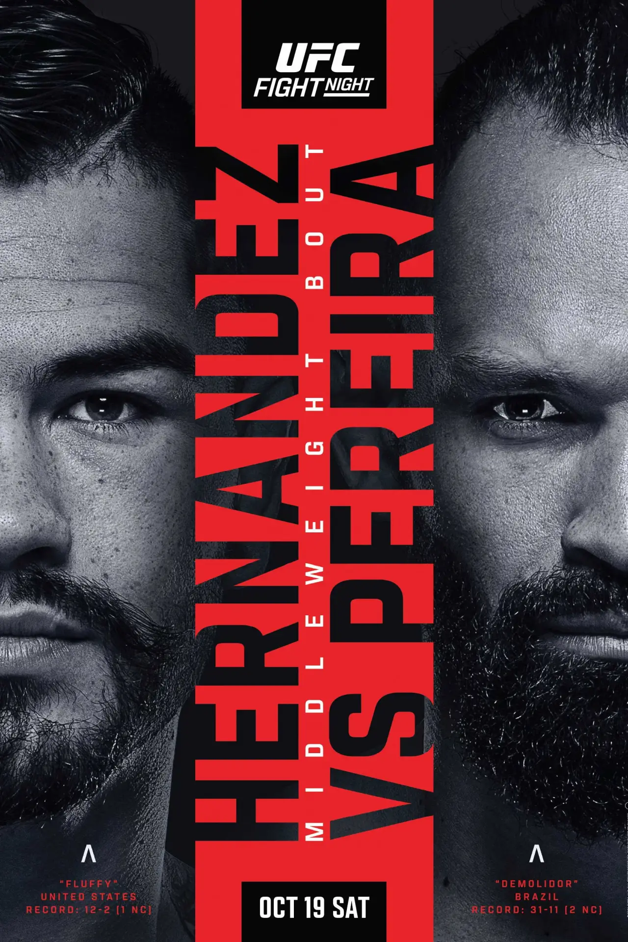 Plakat filmowy "UFC Fight Night 245: Hernandez vs. Pereira"