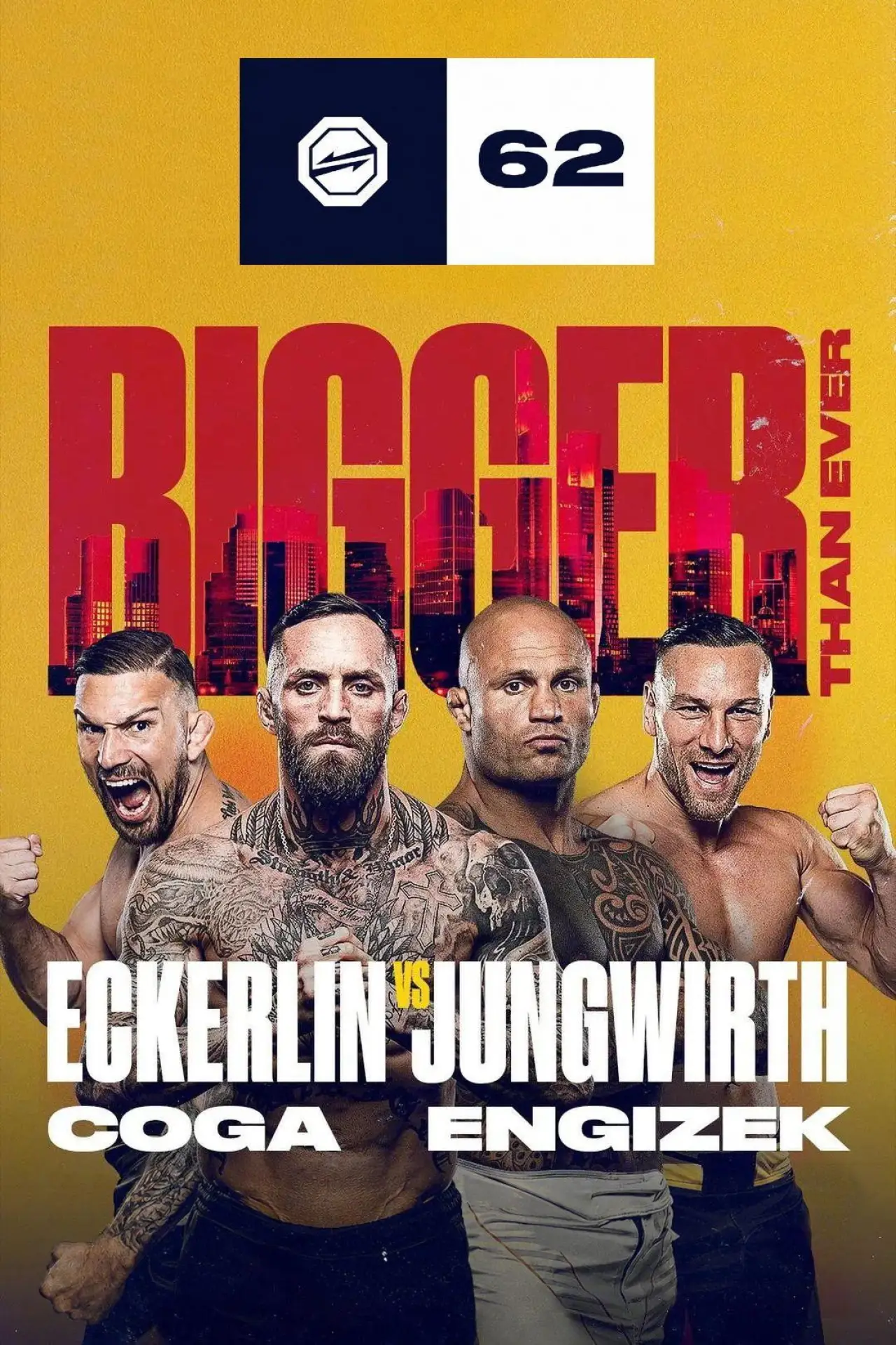 Plakat filmowy "OKTAGON 62: Eckerlin vs. Jungwirth"