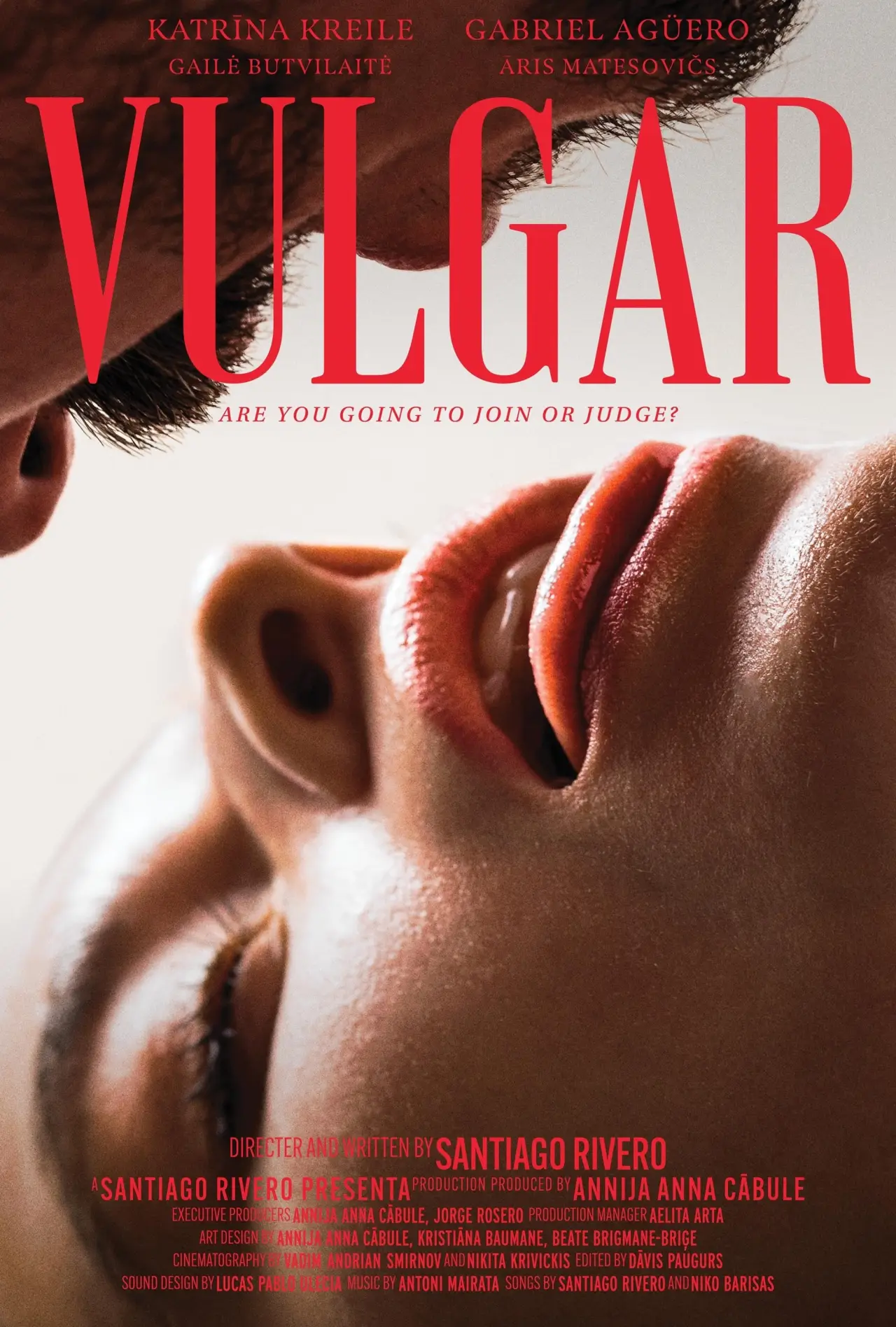 Plakat filmowy "Vulgar"