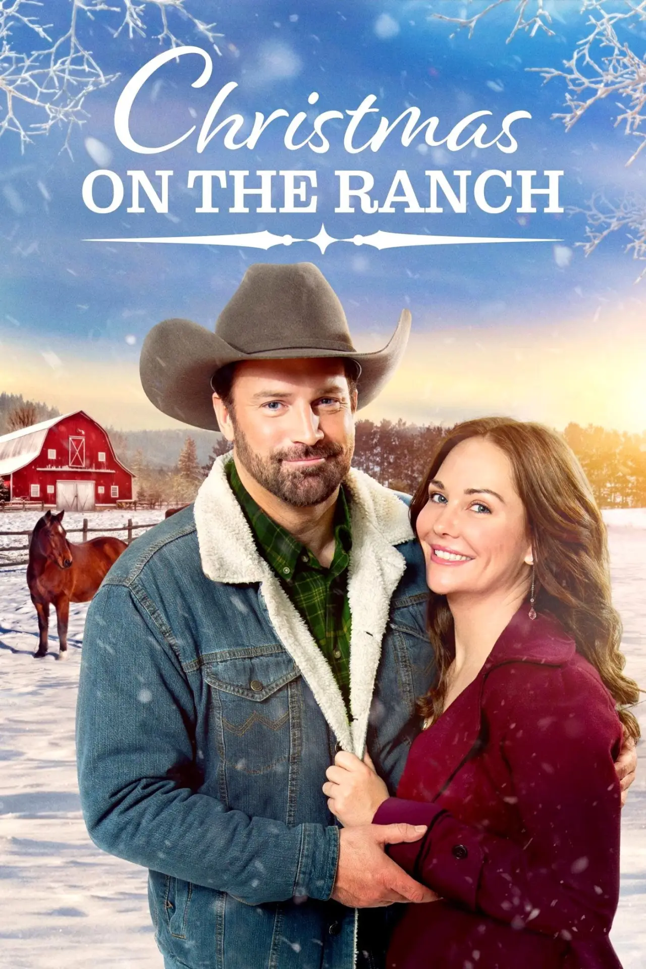 Plakat filmowy "Christmas on the Ranch"