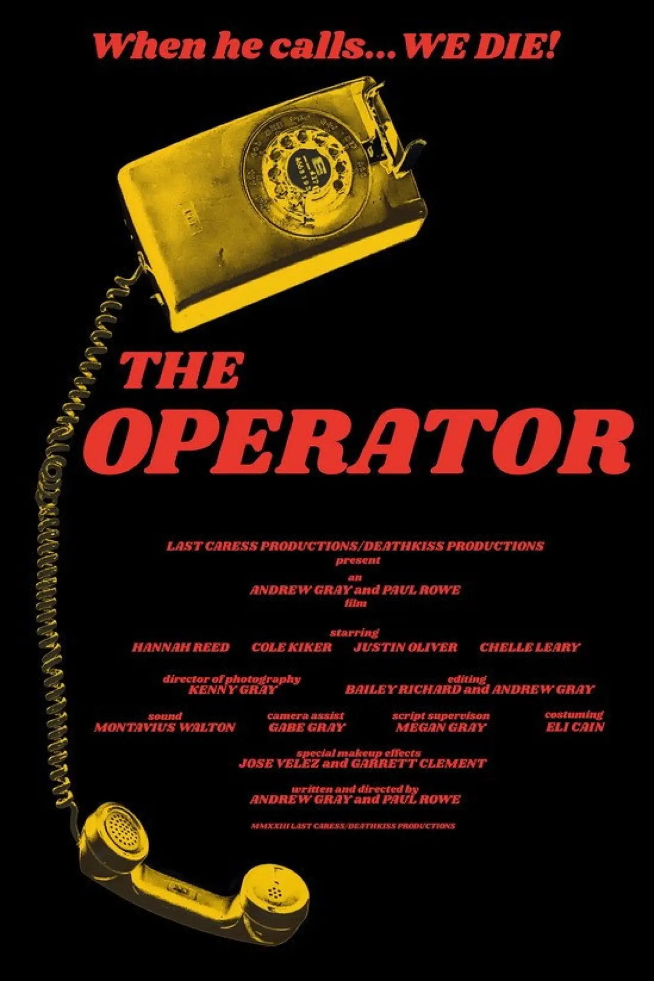 Plakat filmowy "The Operator"