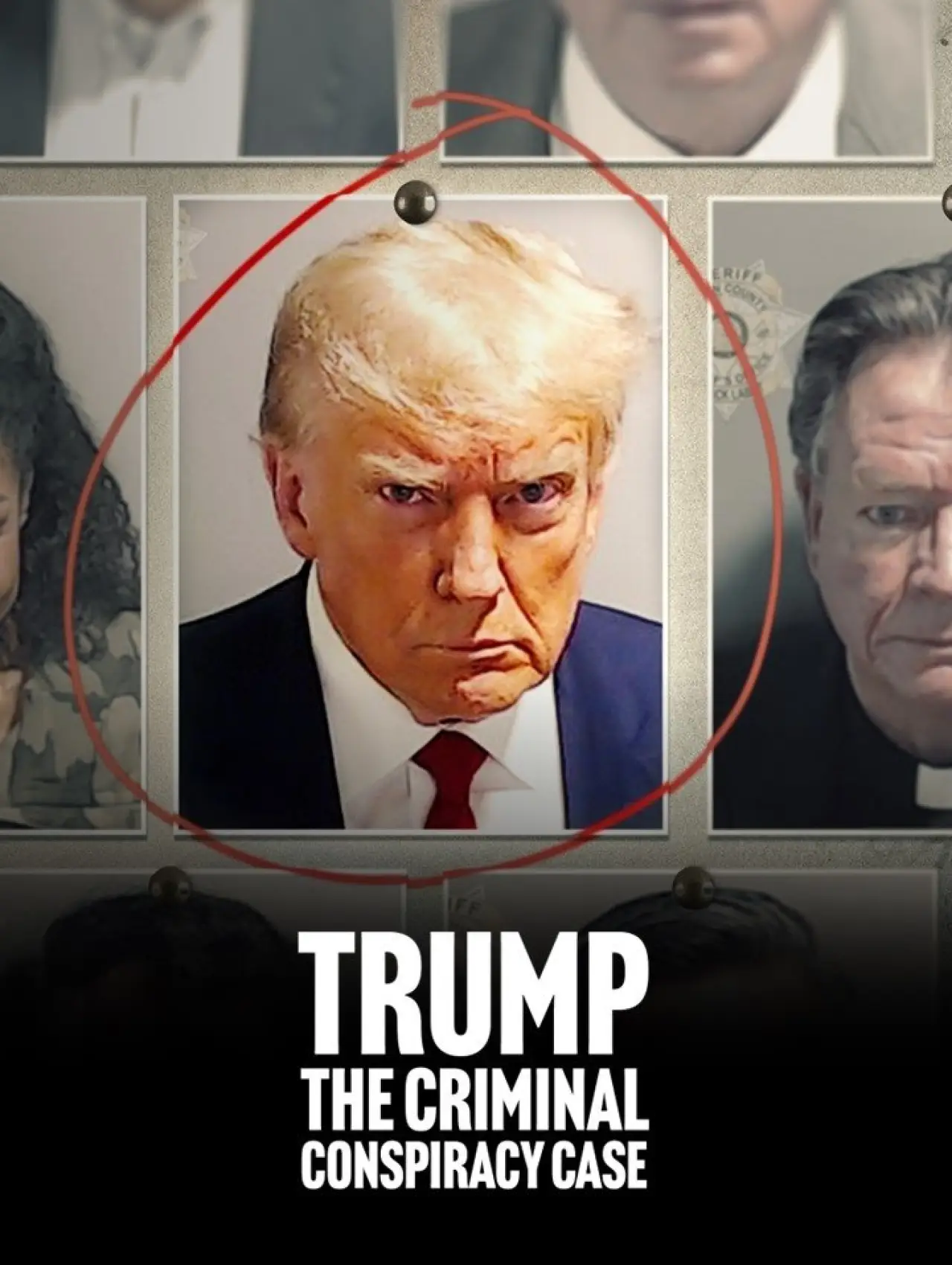 Plakat filmowy "Trump: Przestępstwo zmowy"