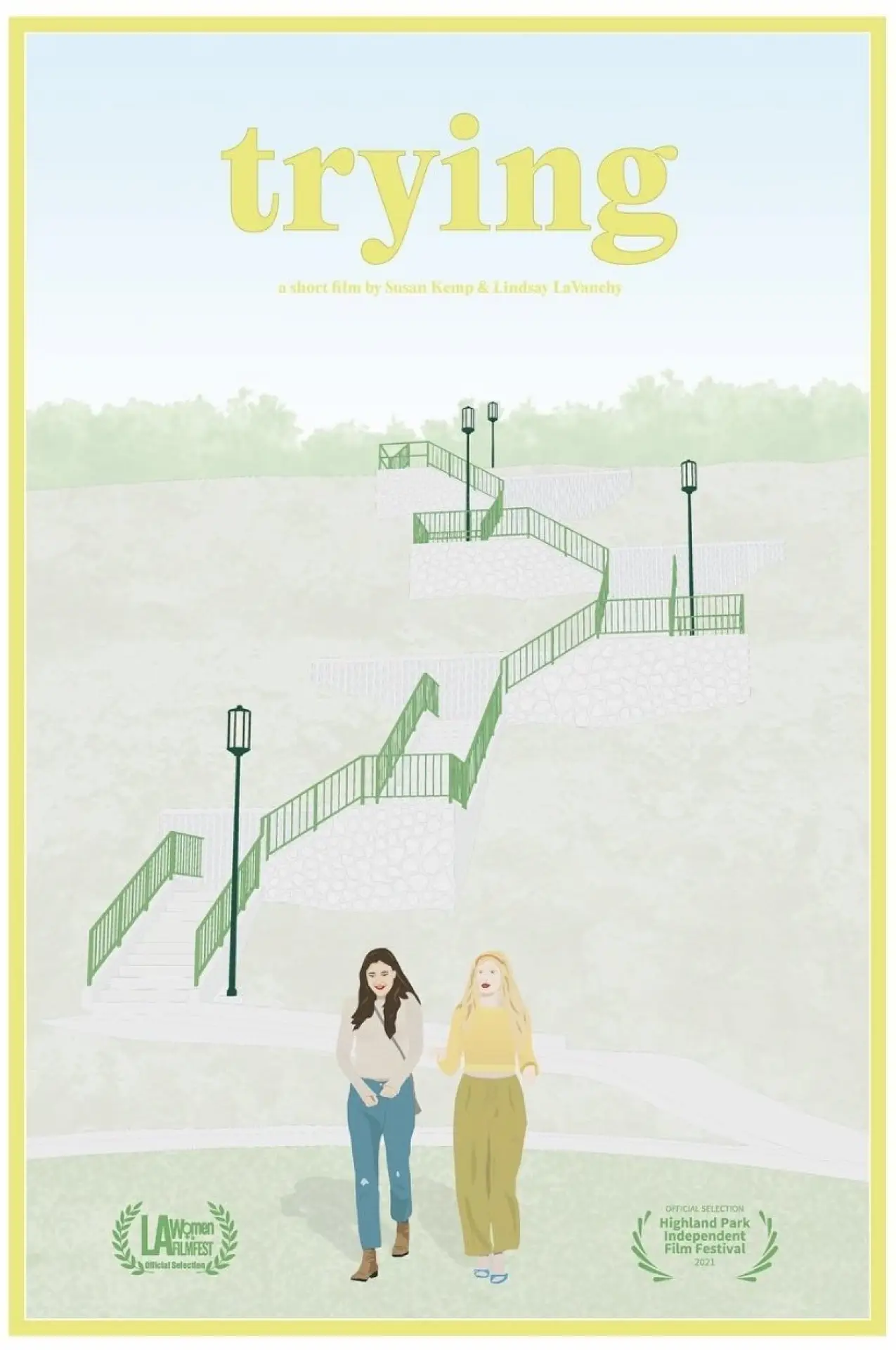 Plakat filmowy "Trying"