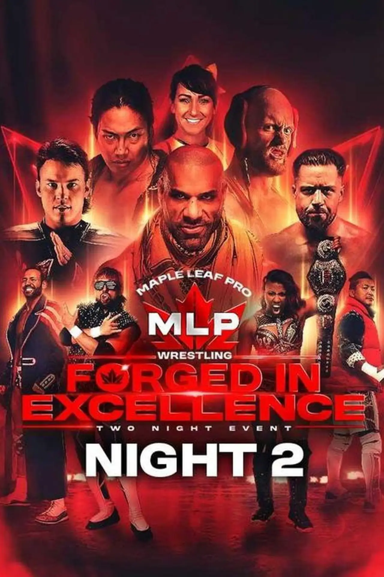 Plakat filmowy "Maple Leaf Pro Wrestling - Forged In Excellence Night 2"