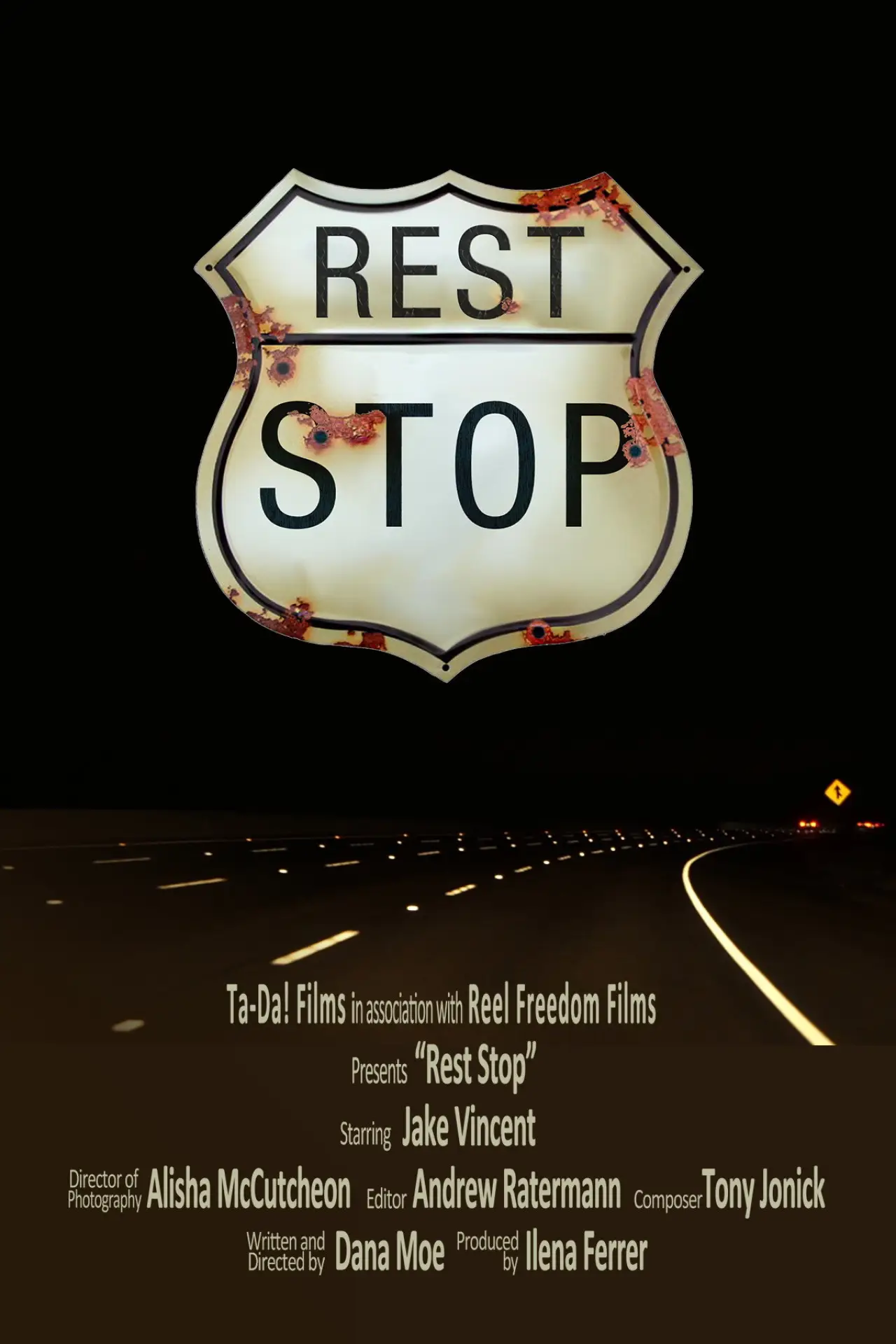 Plakat filmowy "Rest Stop"