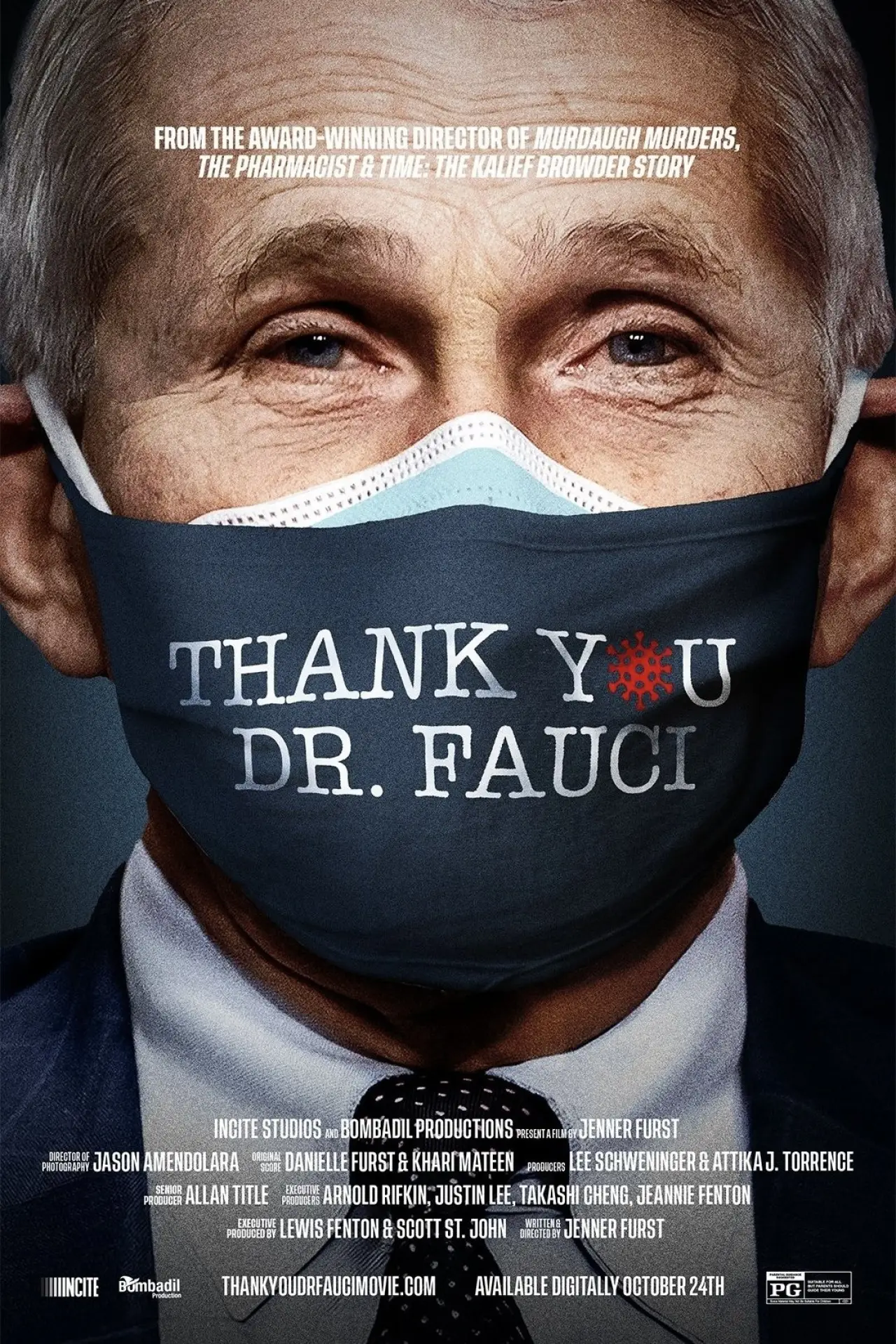 Plakat filmowy "Thank You Dr. Fauci"