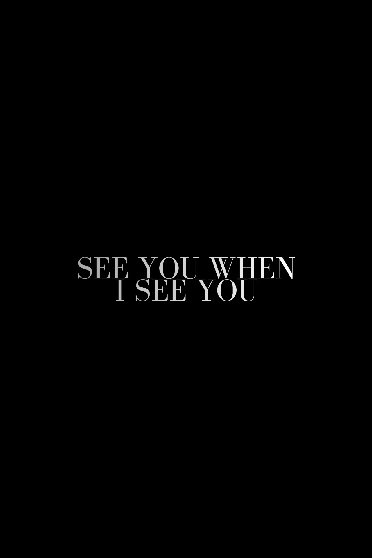 Plakat filmowy "See You When I See You"