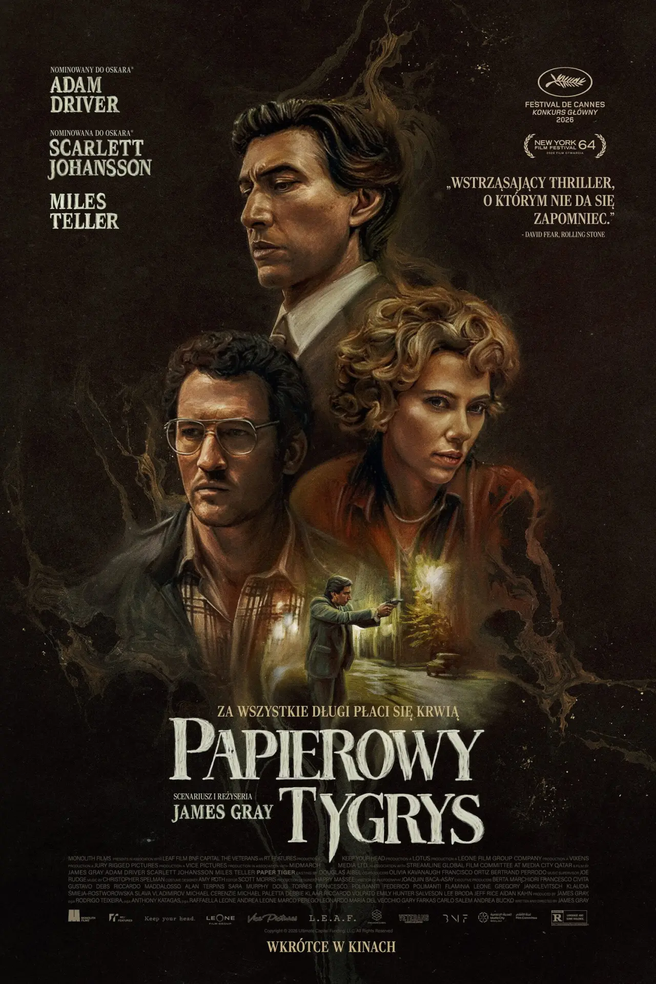 Plakat filmowy "Papierowy tygrys"