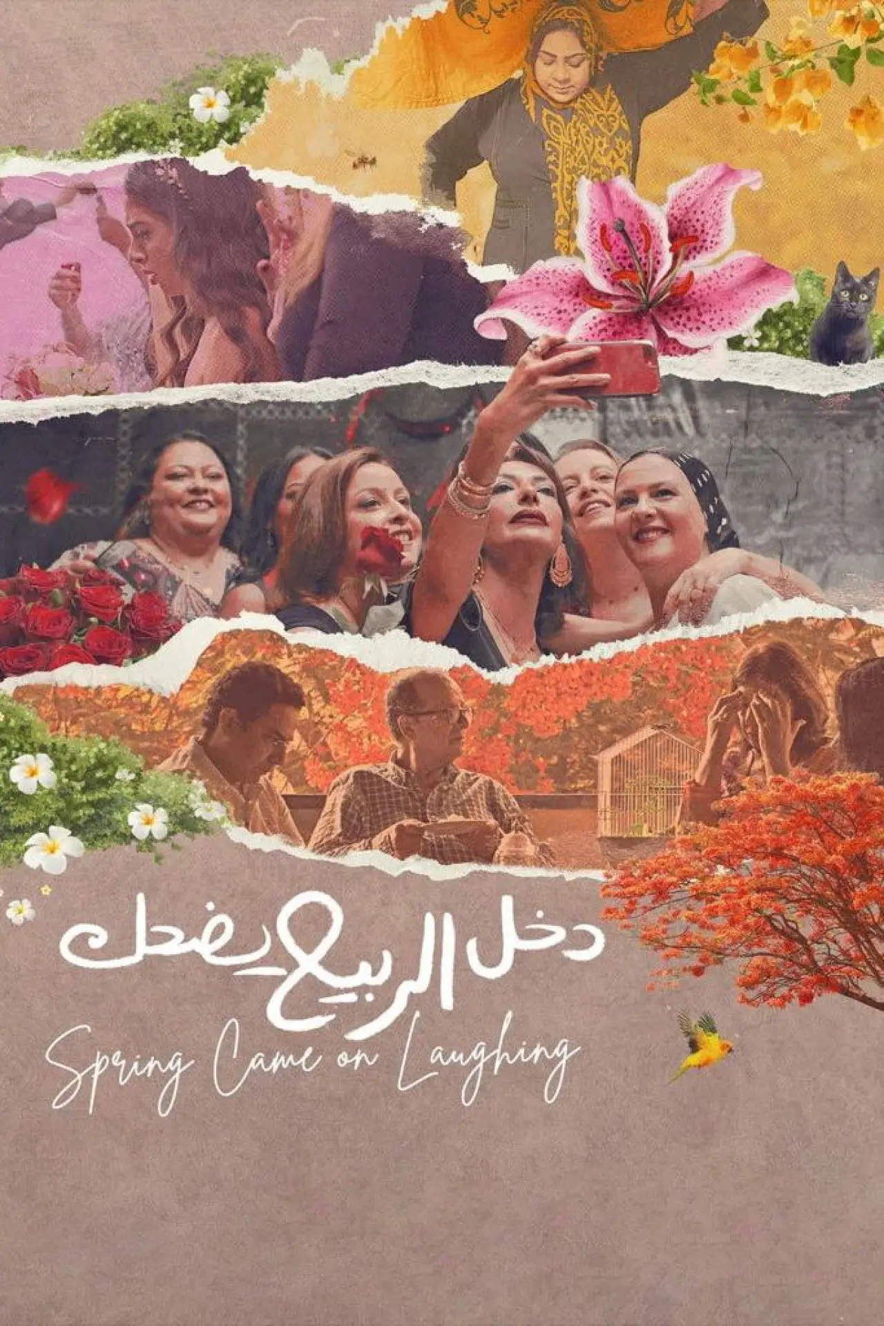 Plakat filmowy "دخل الربيع يضحك"