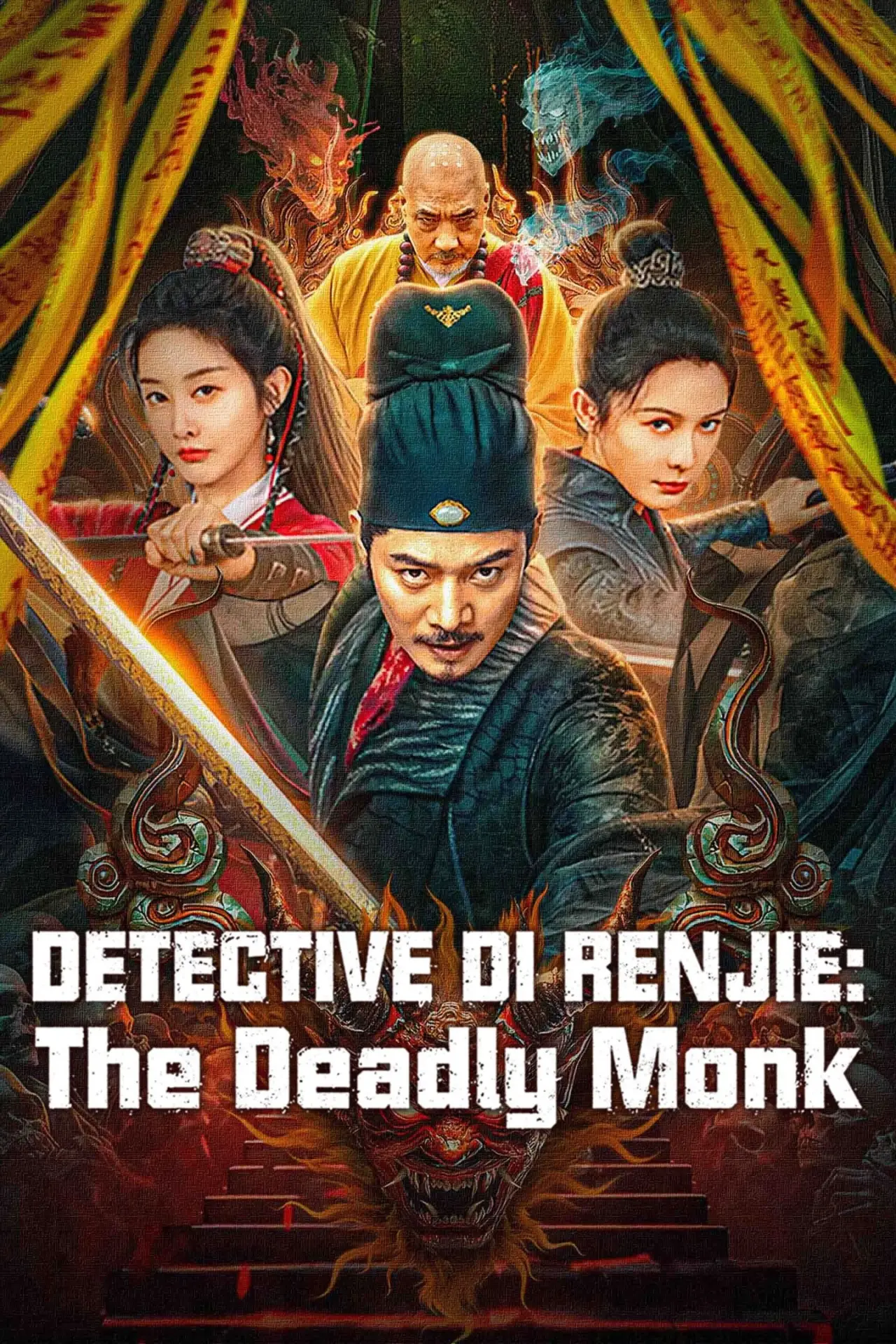 Plakat filmowy "Detective Dee and Deadly Demon Monk"