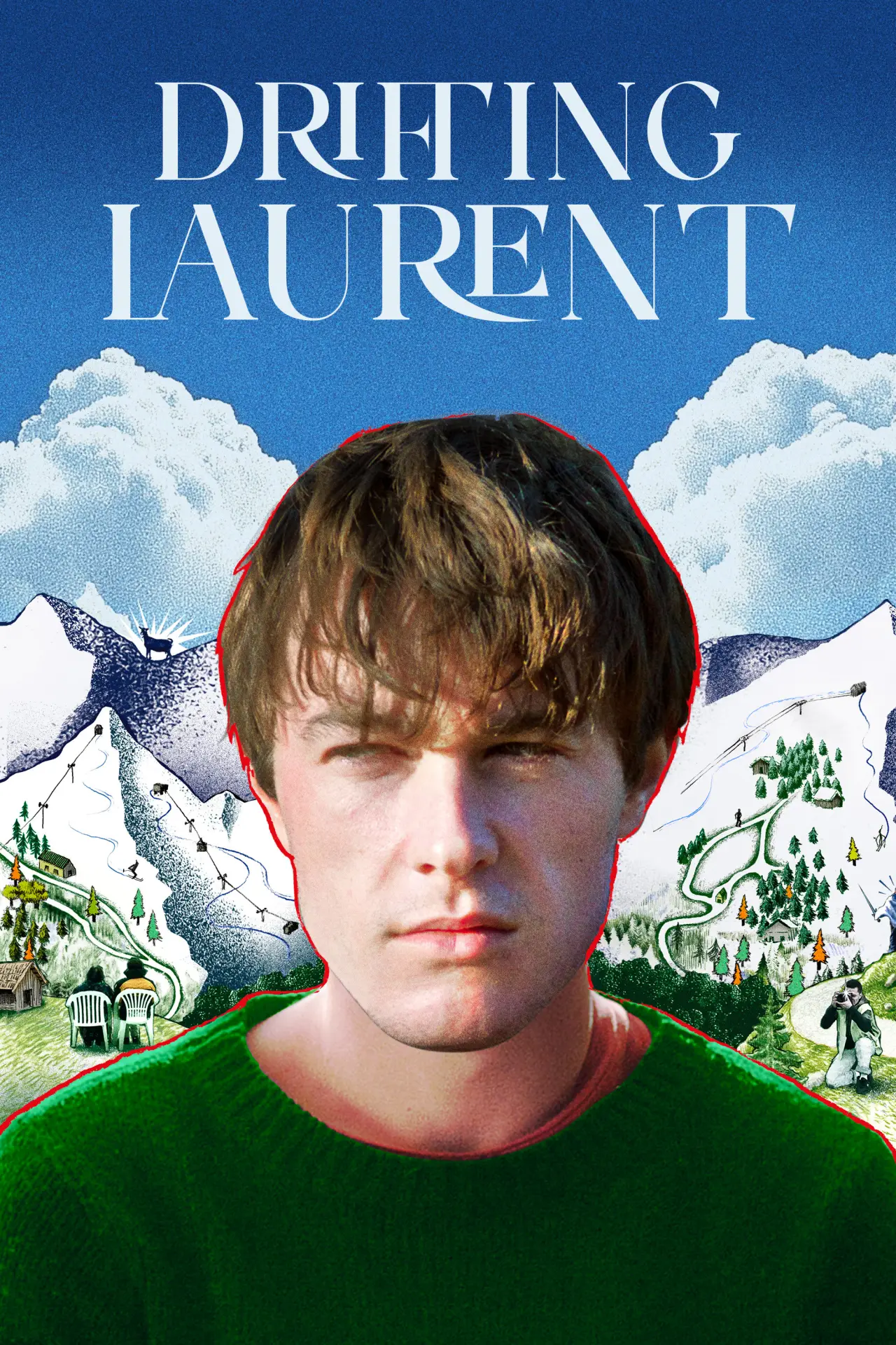 Plakat filmowy "Laurent dans le vent"