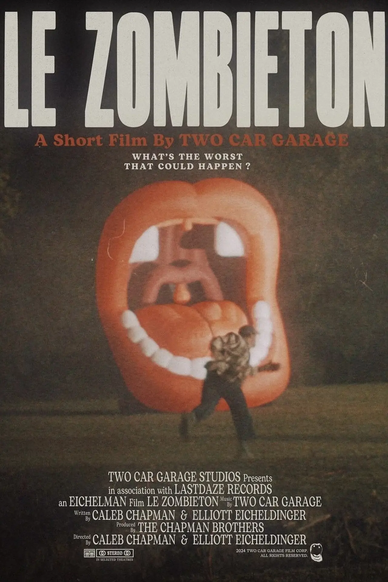 Plakat filmowy "LE ZOMBIETON"