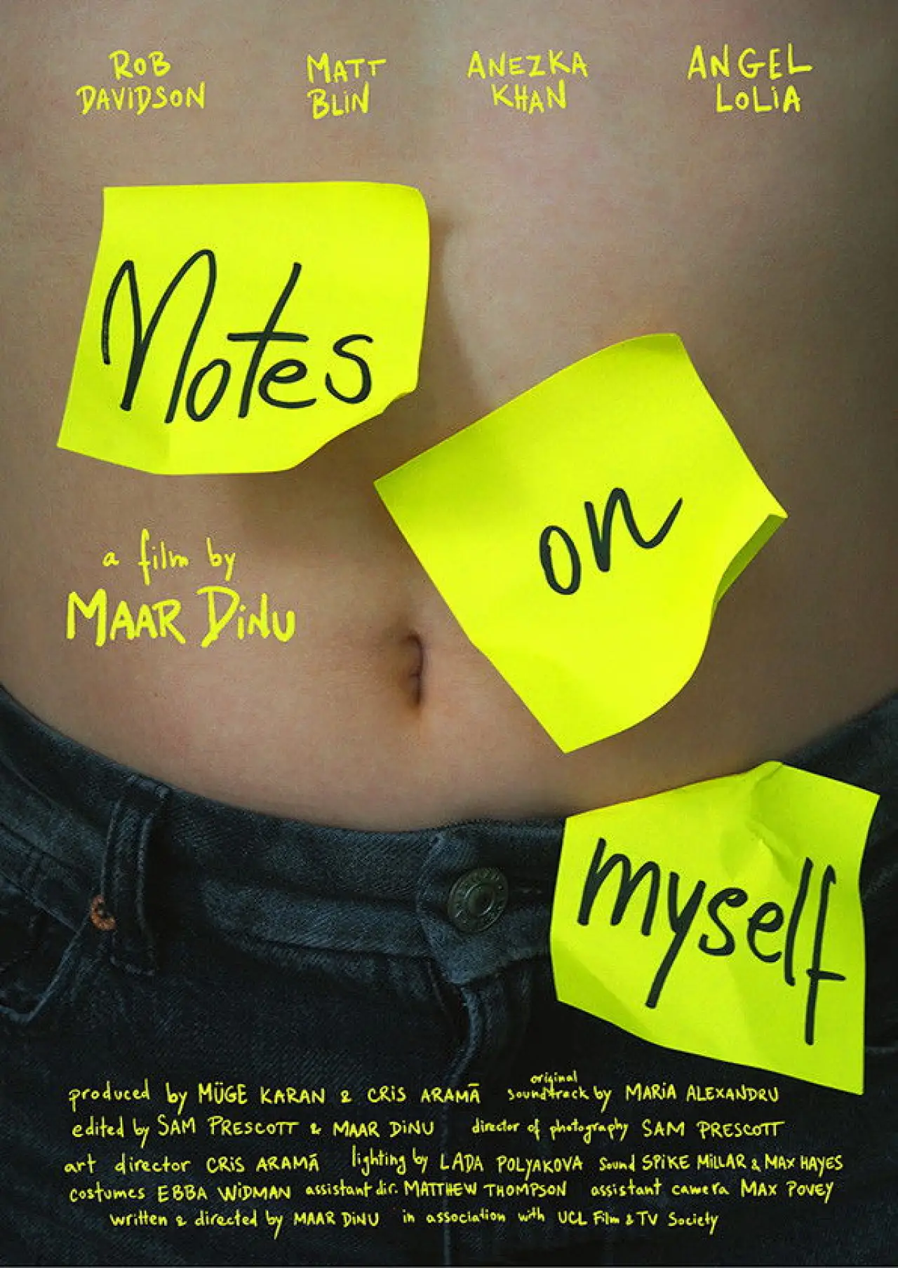 Plakat filmowy "Notes on Myself"