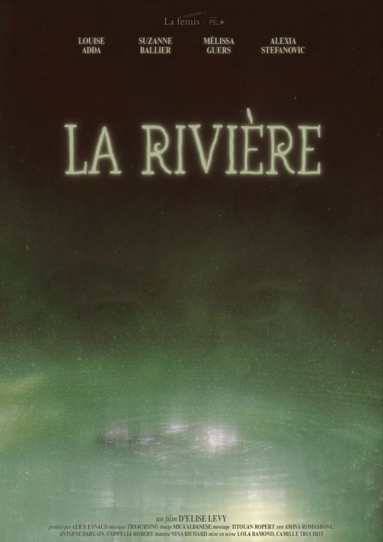 Plakat filmowy "La rivière"
