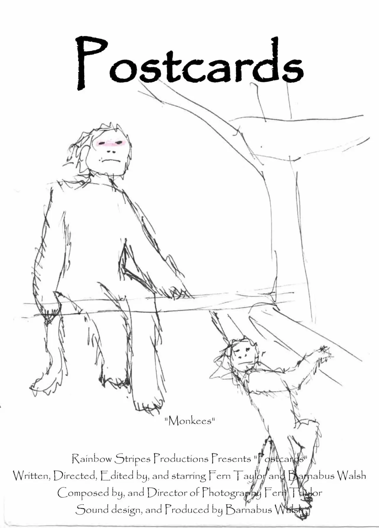 Plakat filmowy "Postcards"