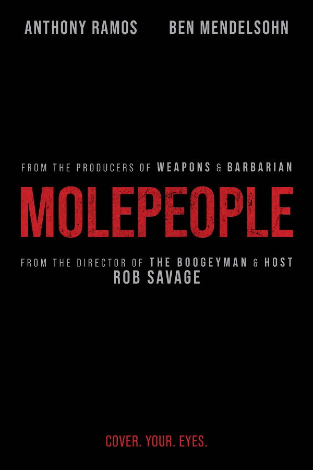 Plakat filmowy "Molepeople"