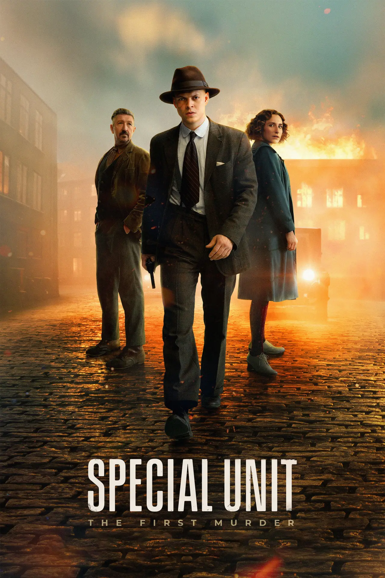 Plakat filmowy "Rejseholdet - det første mord"