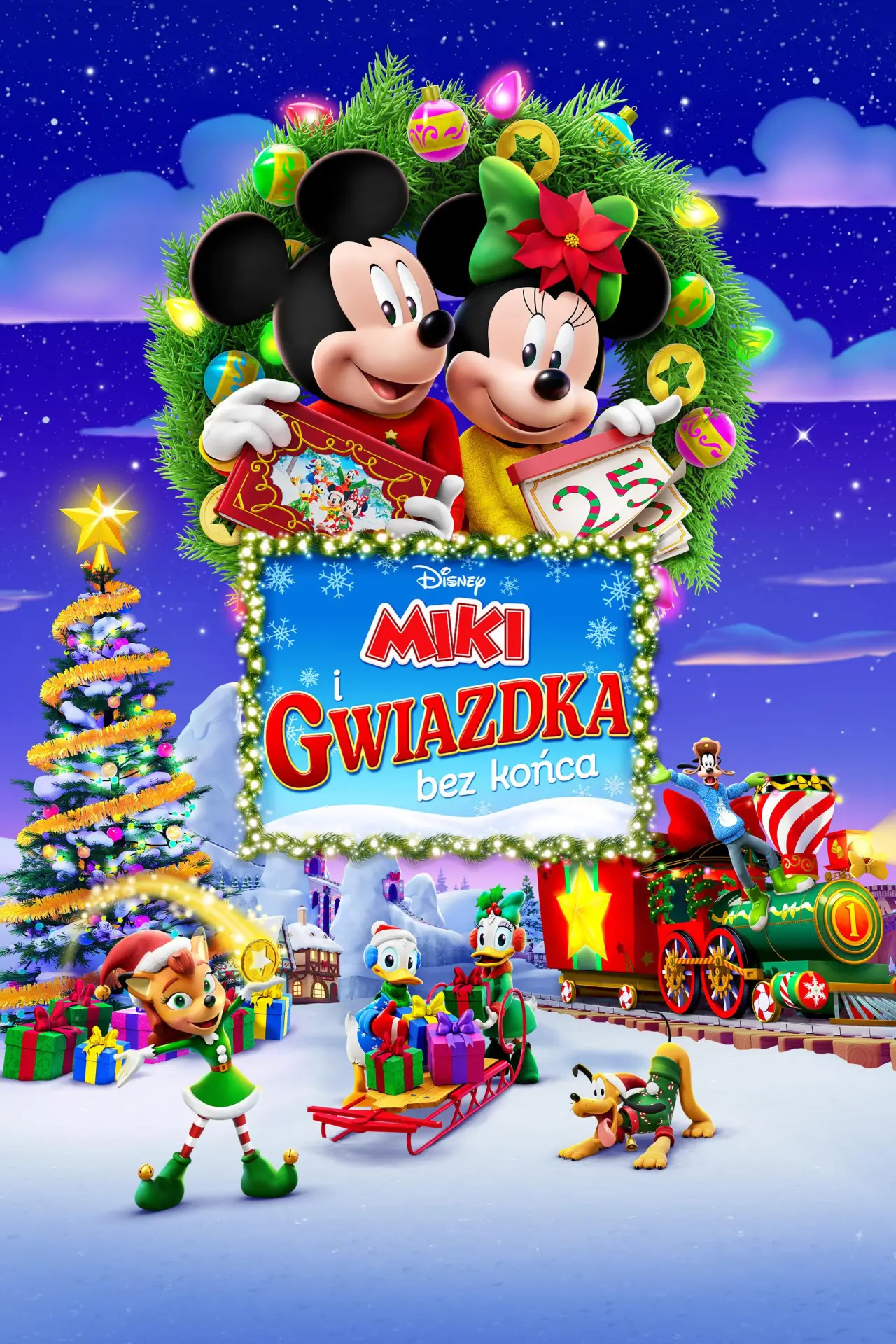Plakat filmowy "Miki i Gwiazdka bez końca"