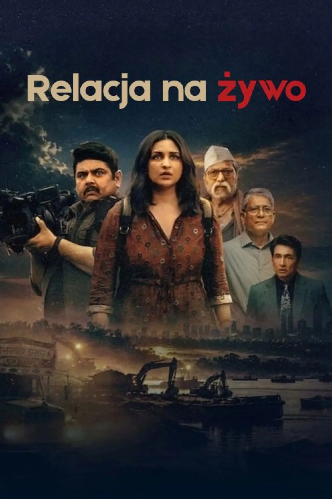 Plakat filmowy "Relacja na żywo"