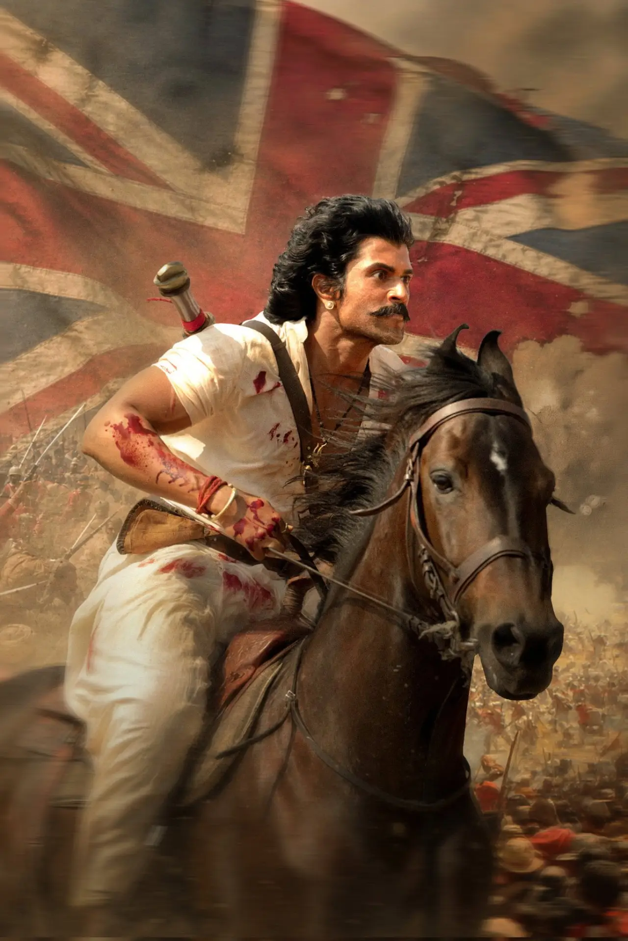 Plakat filmowy "రణబాలి"