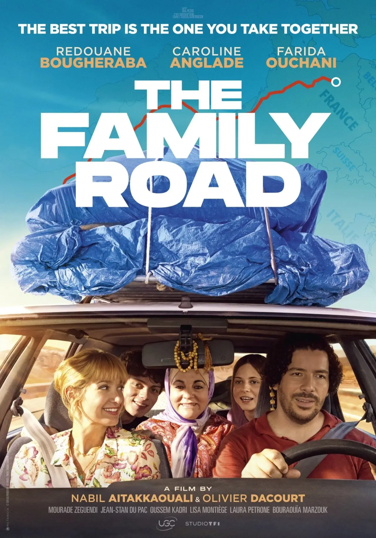 Plakat filmowy "Sur la route de papa"