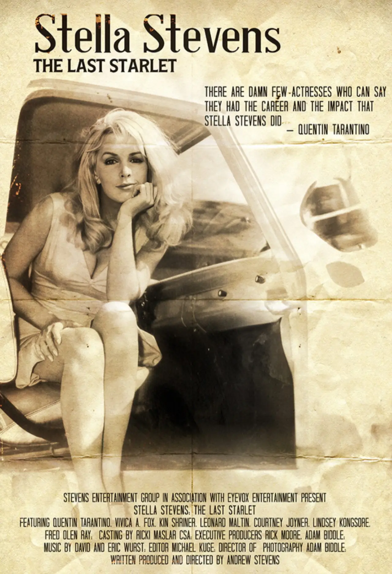 Plakat filmowy "Stella Stevens: The Last Starlet"
