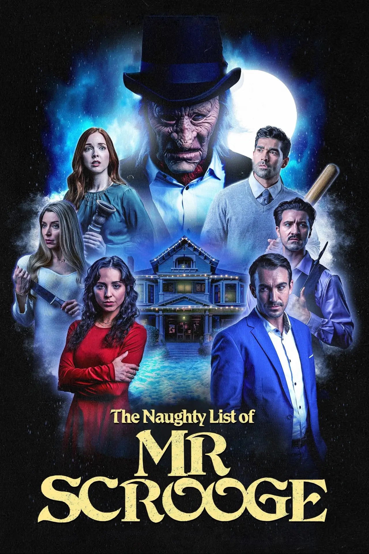 Plakat filmowy "The Naughty List of Mr. Scrooge"