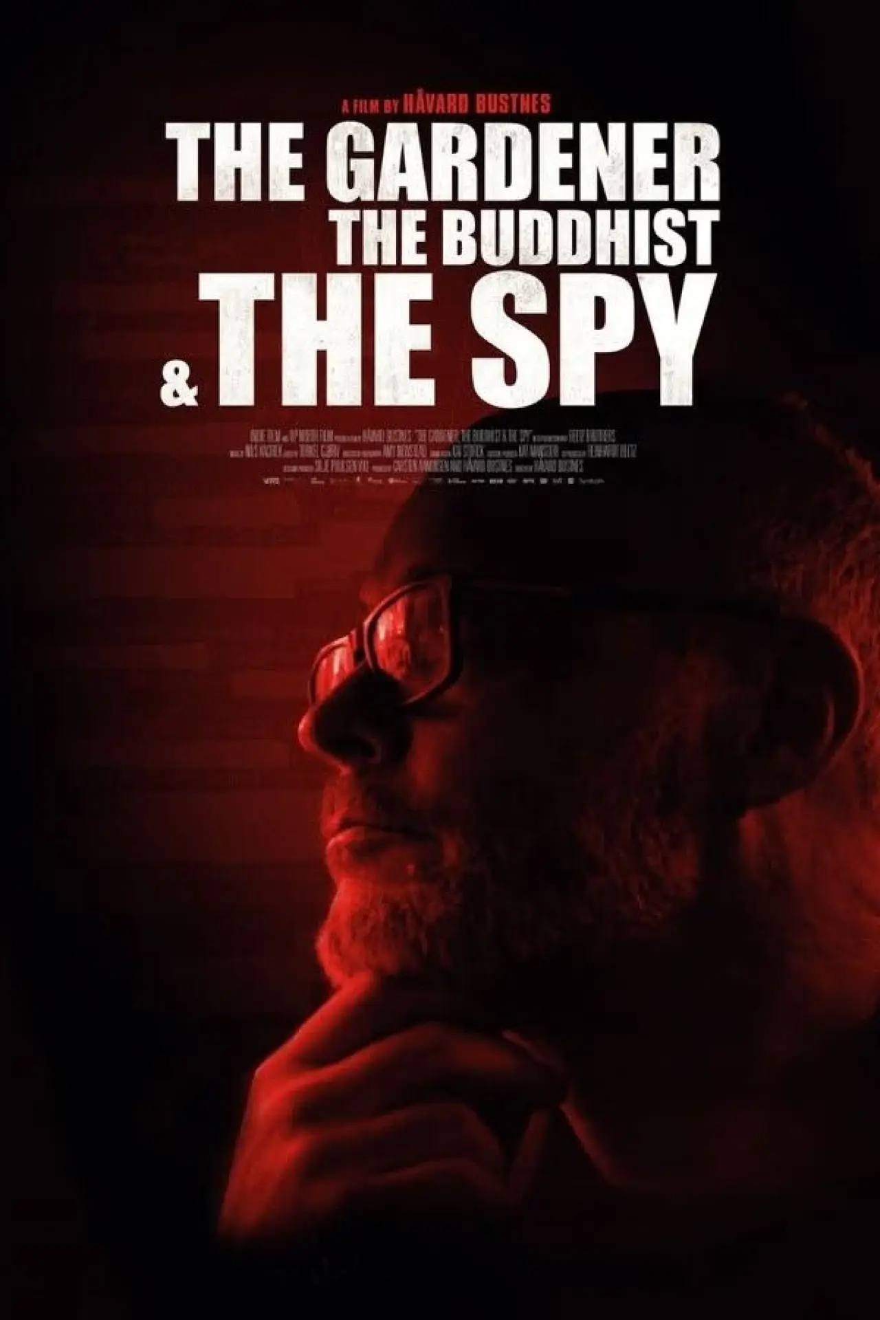 Plakat filmowy "Gartneren, buddhisten og spionen"