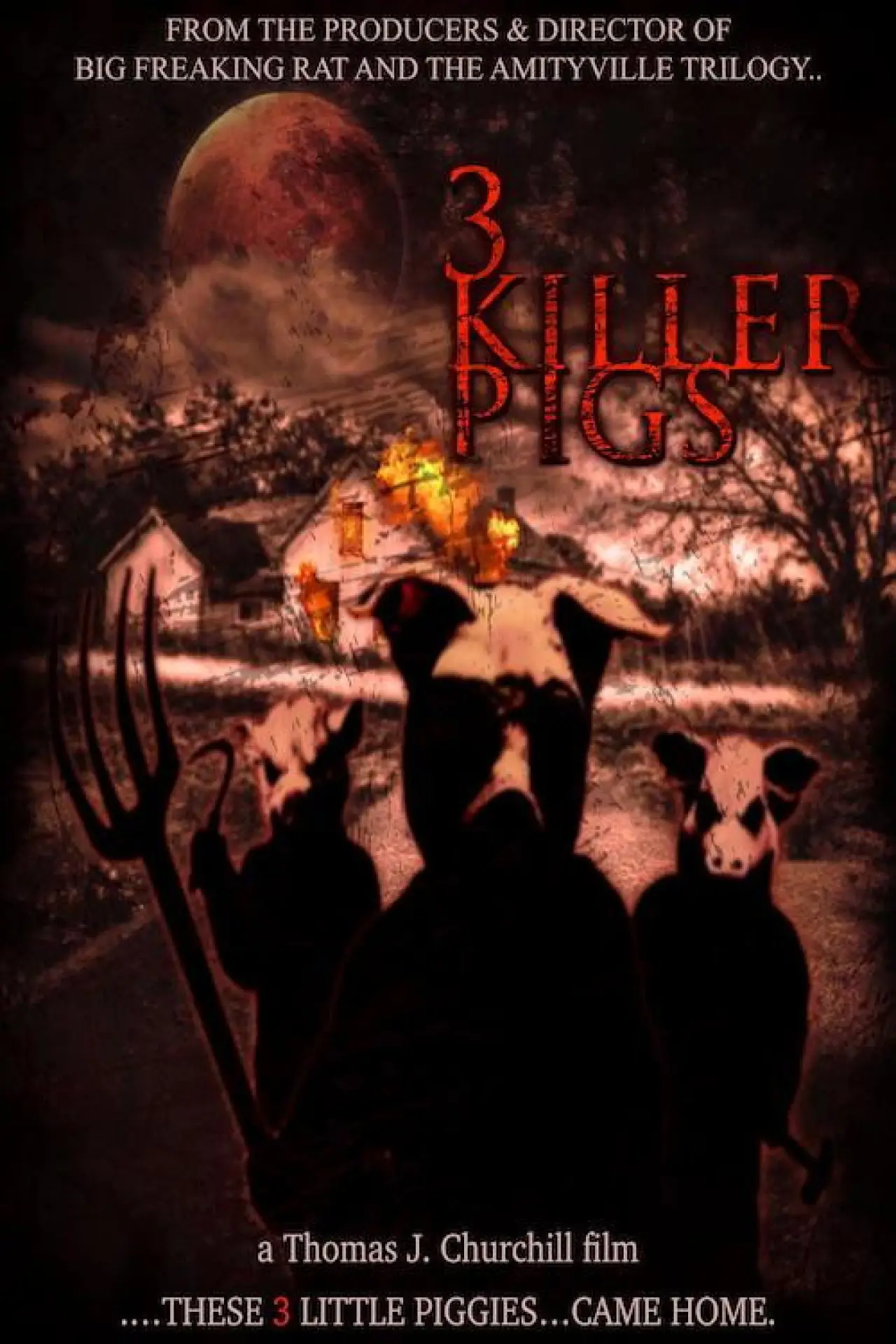 Plakat filmowy "The 3 Killer Pigs"