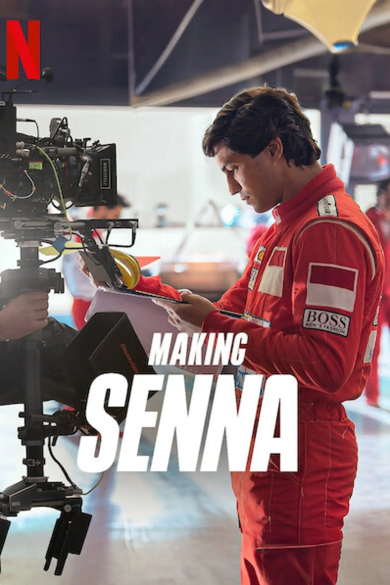 Plakat filmowy "Senna por trás das cameras"