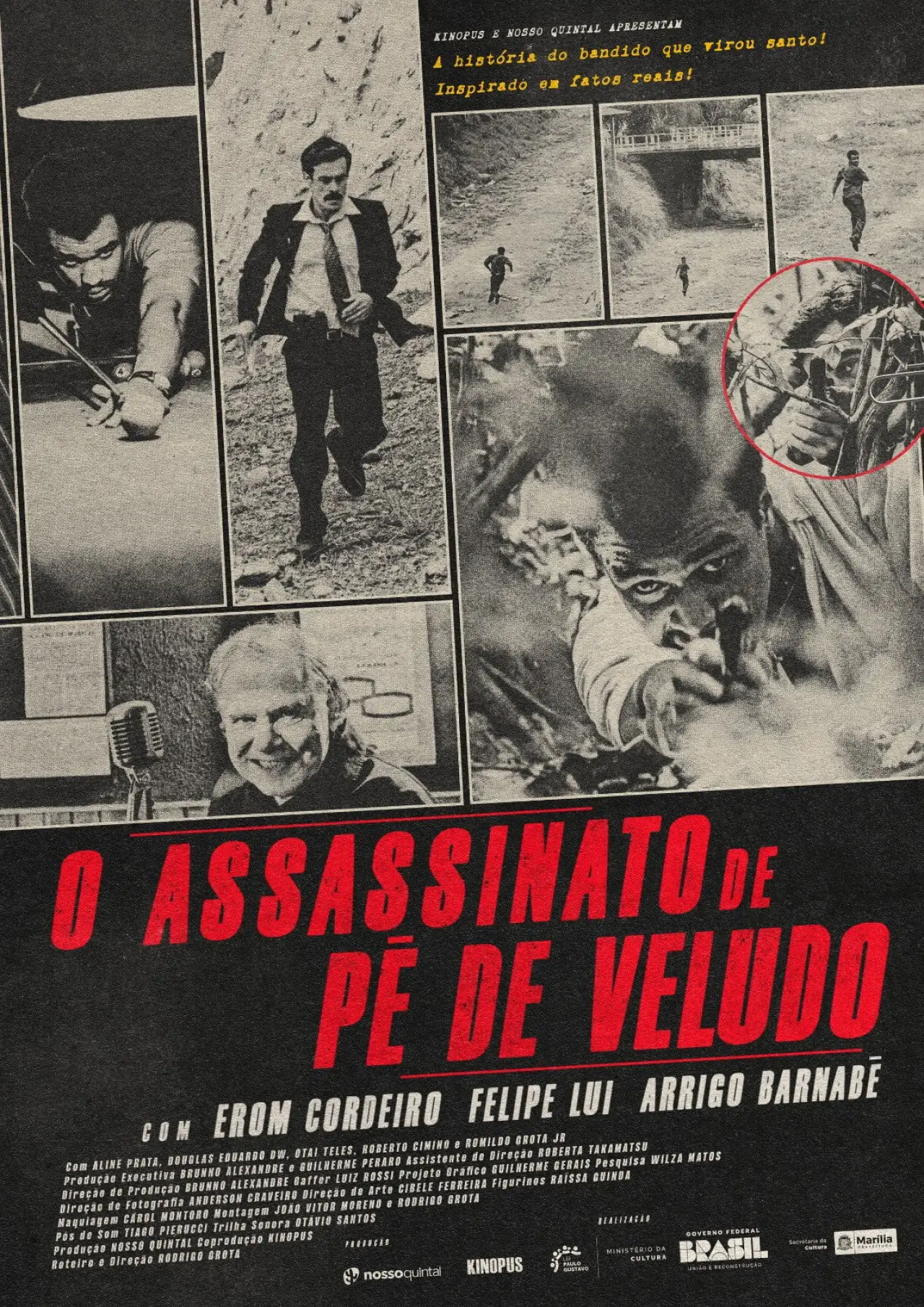 Plakat filmowy "O Assassinato de Pé de Veludo"