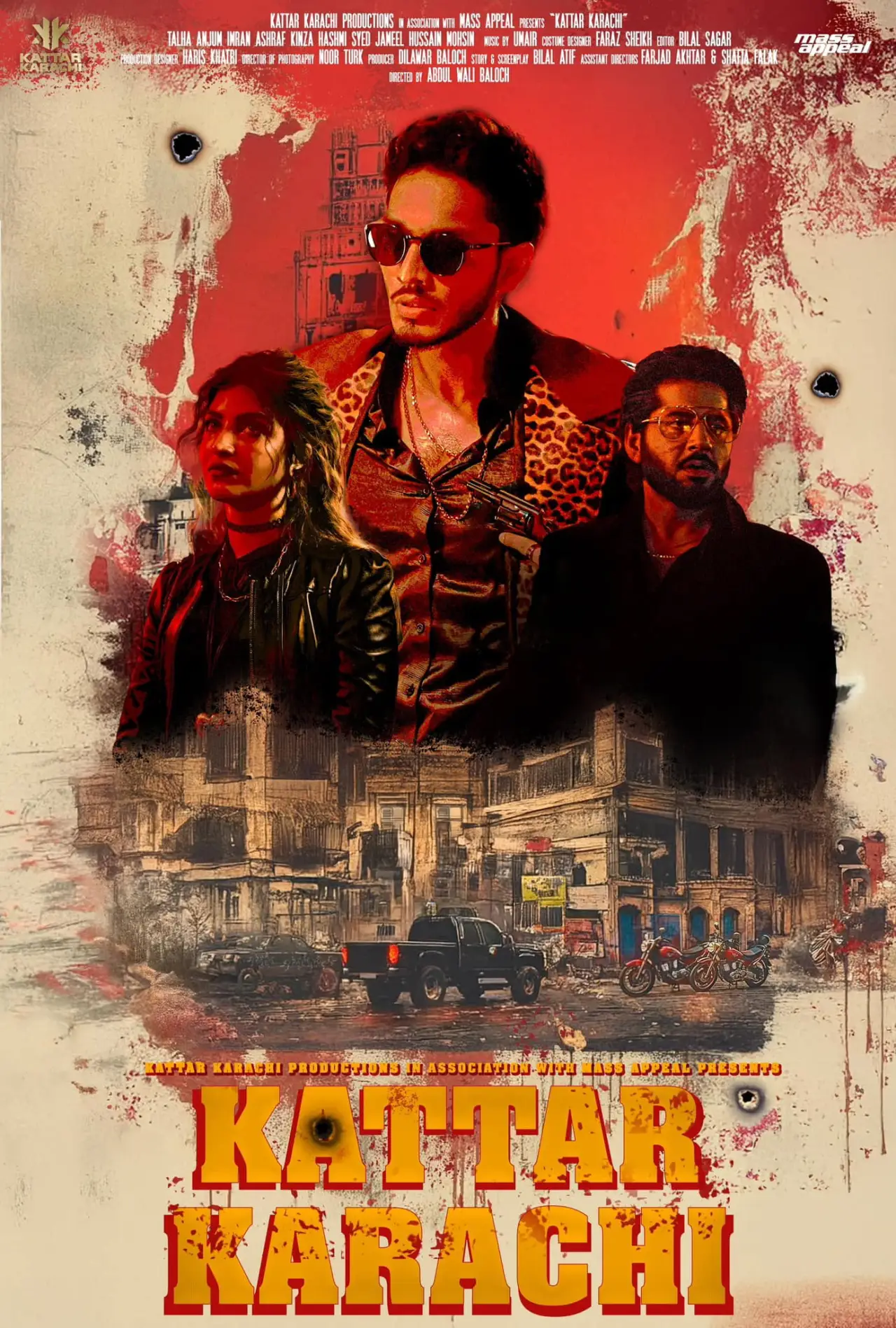Plakat filmowy "کٹر کراچی"