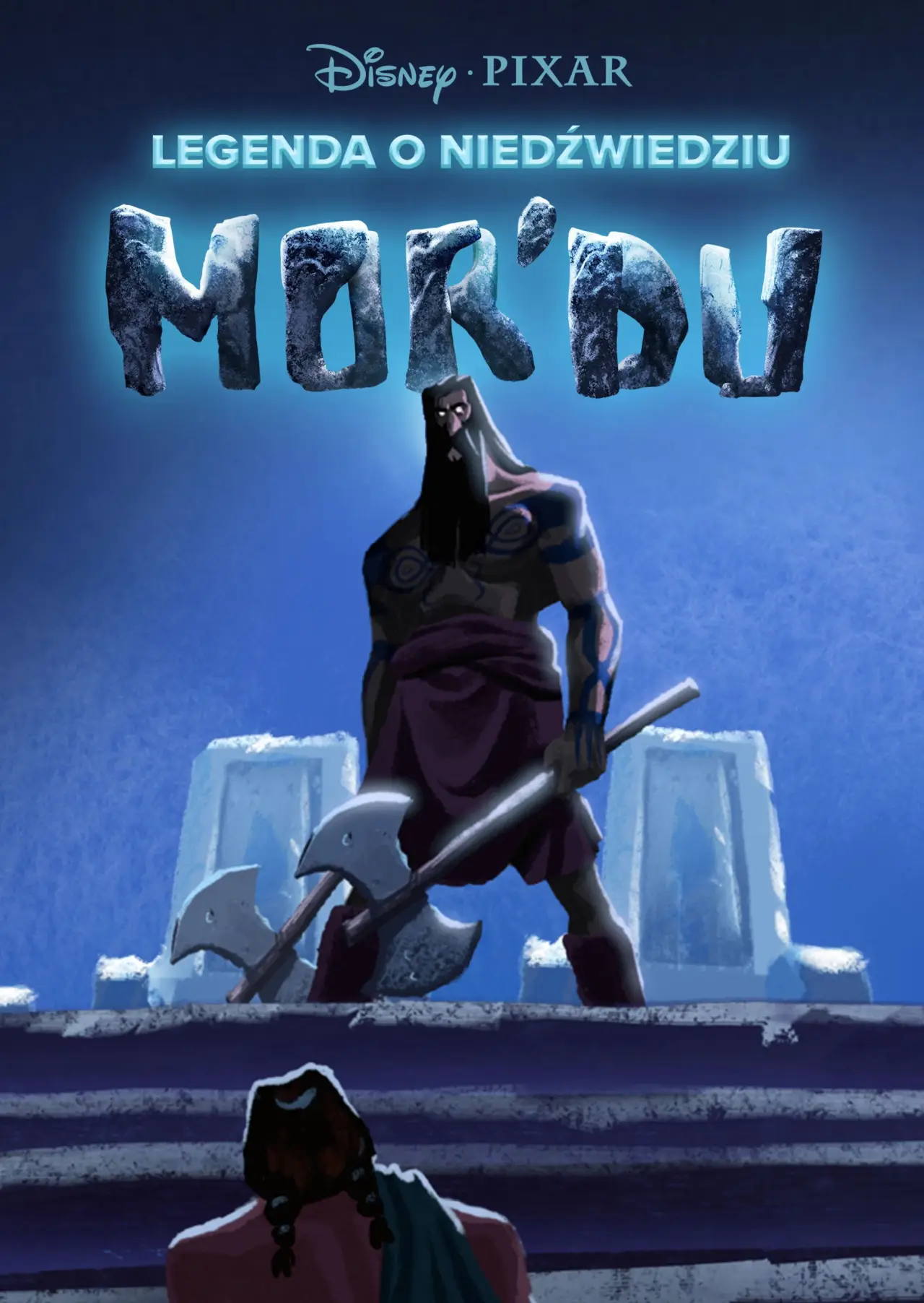 Plakat filmowy "Legenda o niedźwiedziu Mor