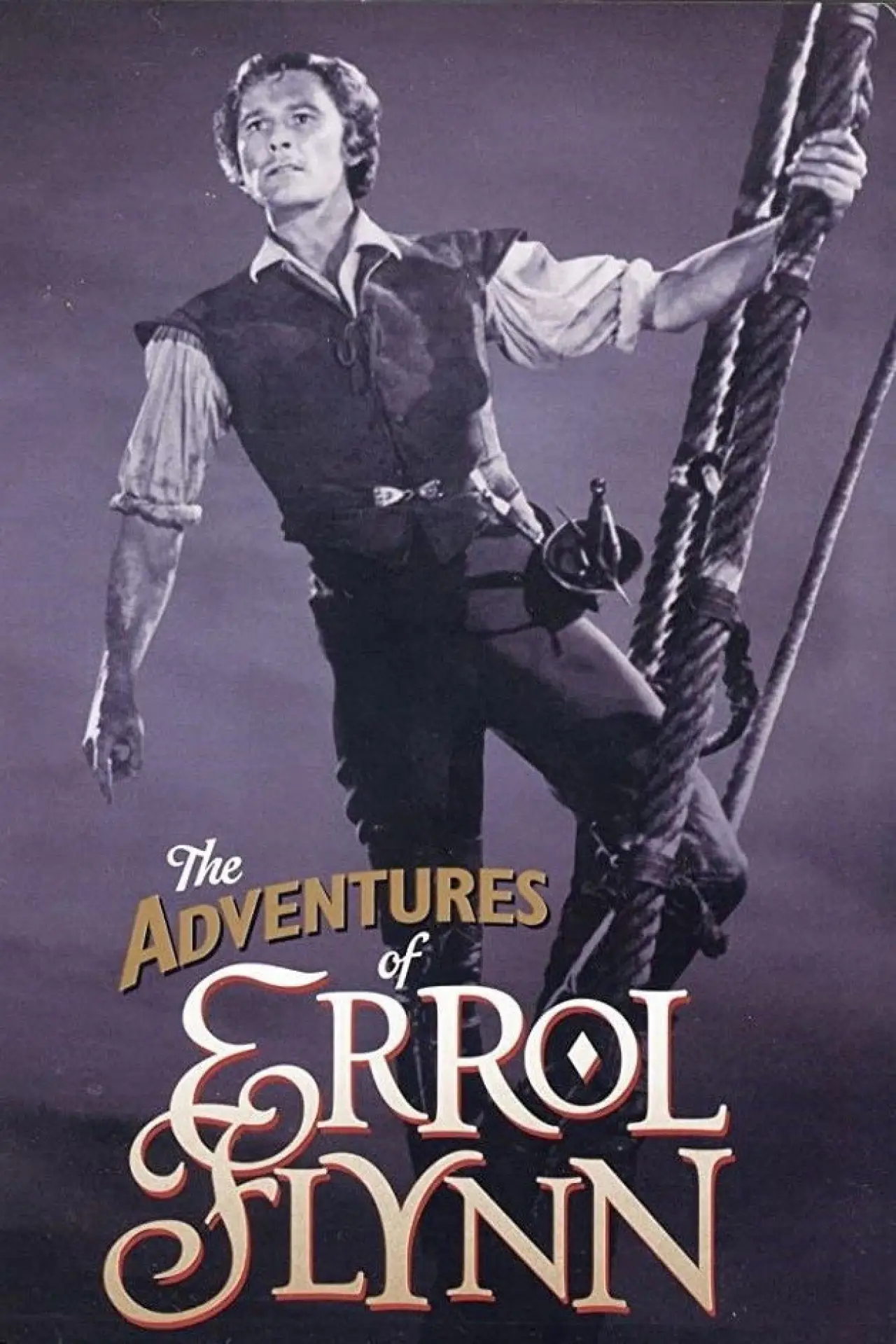 Plakat filmowy "The Adventures of Errol Flynn"
