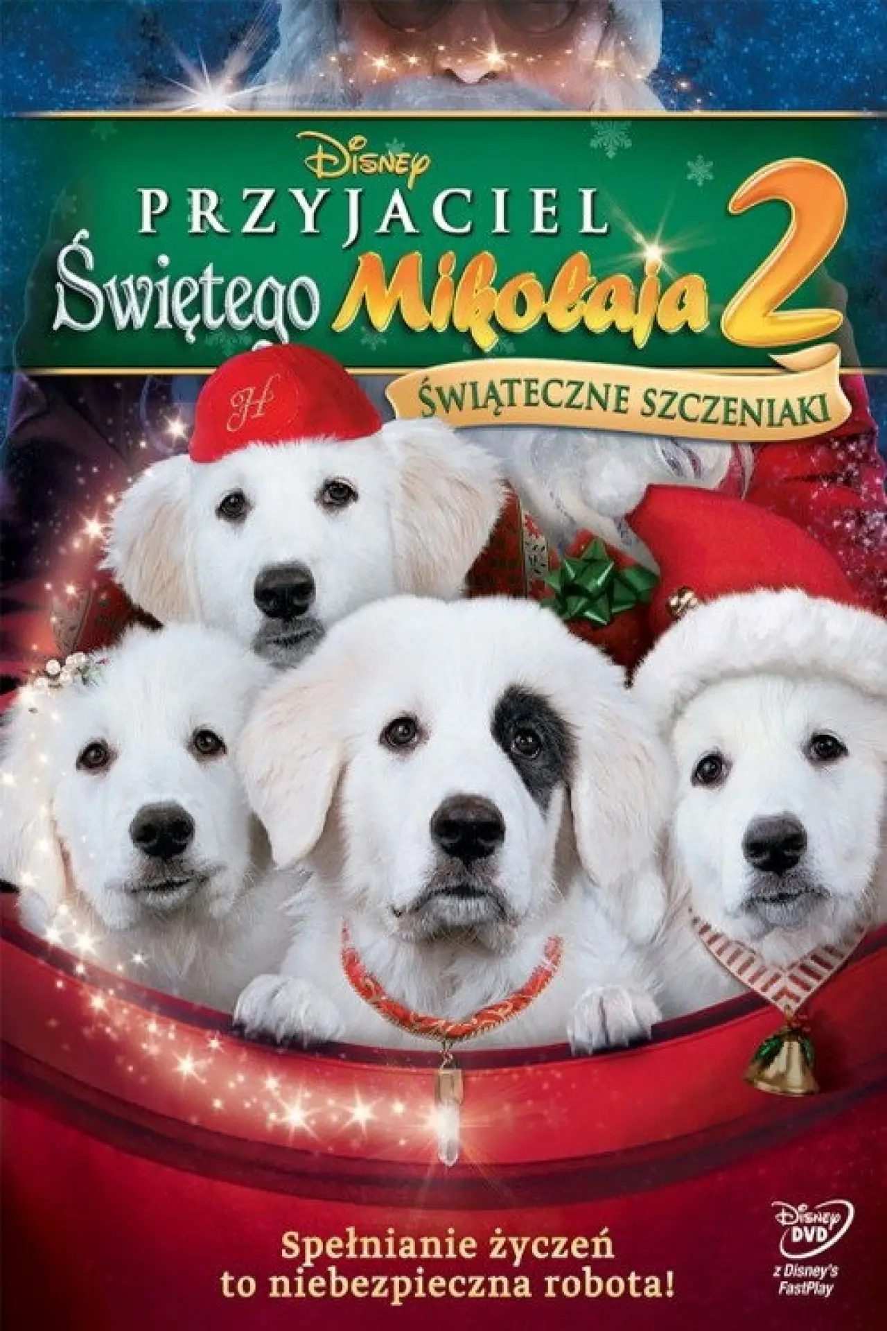 Plakat filmowy "Przyjaciel Świętego Mikołaja 2: Świąteczne szczeniaki"