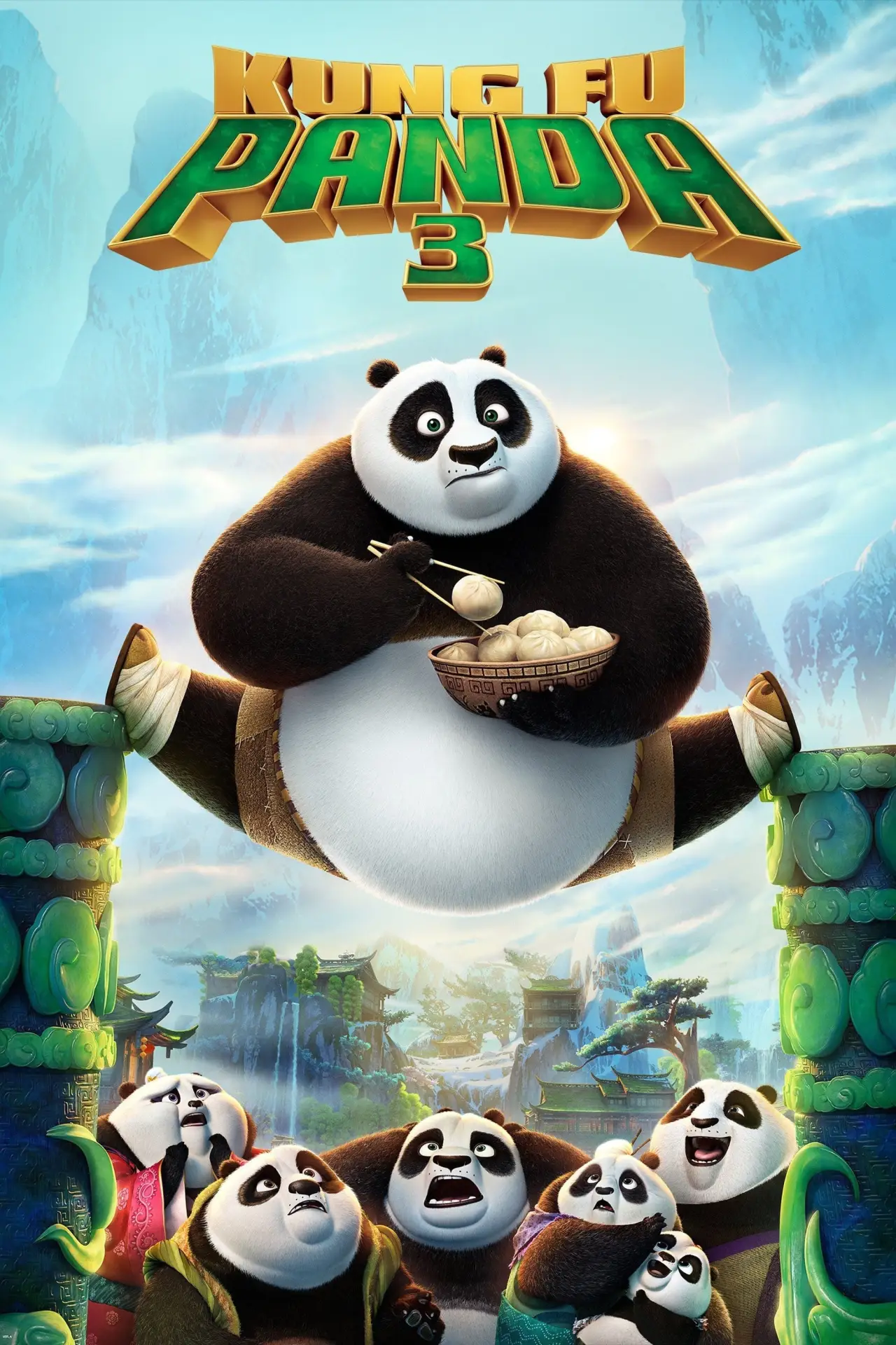 Plakat filmowy "Kung Fu Panda 3"