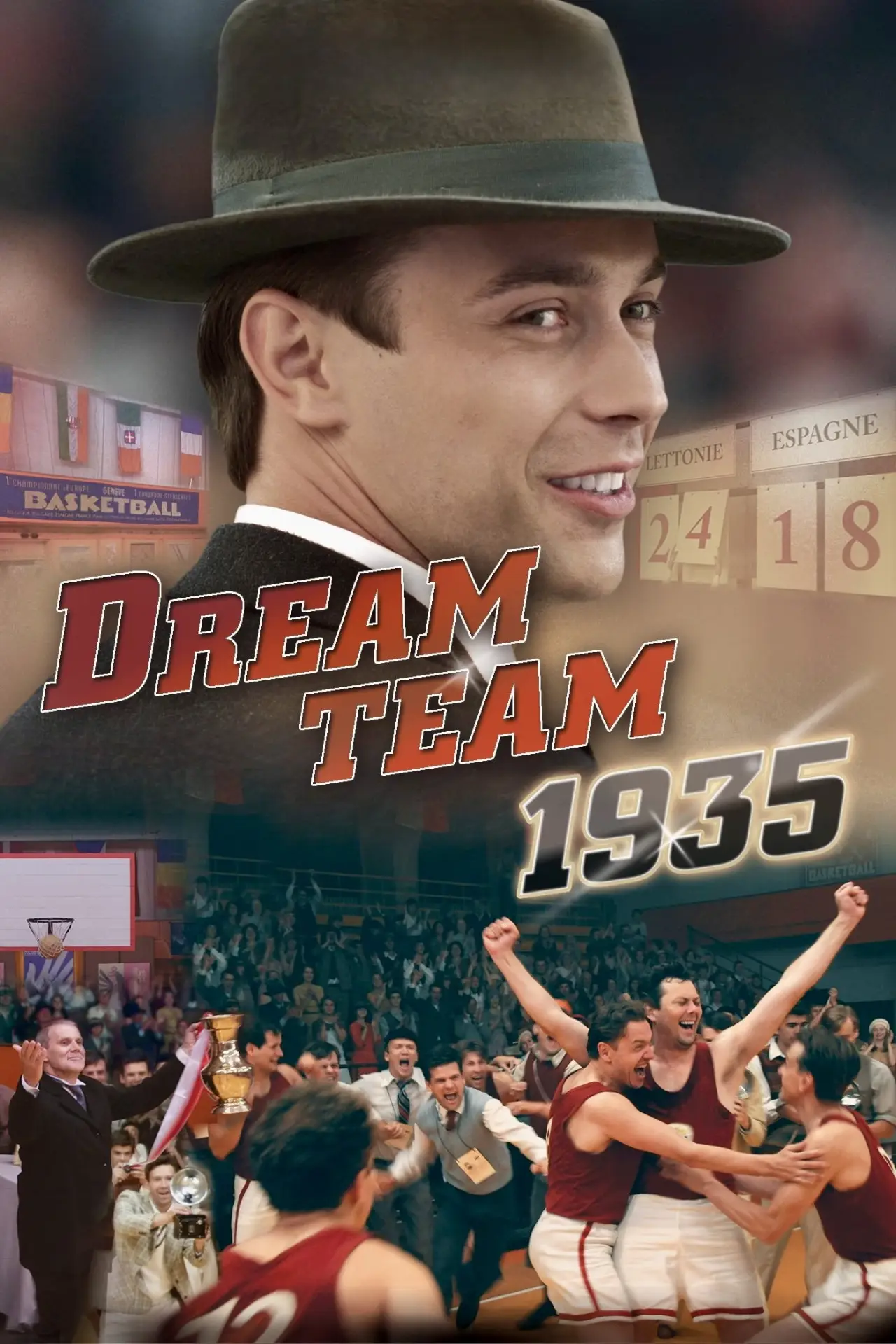 Plakat filmowy "Sapņu komanda 1935"