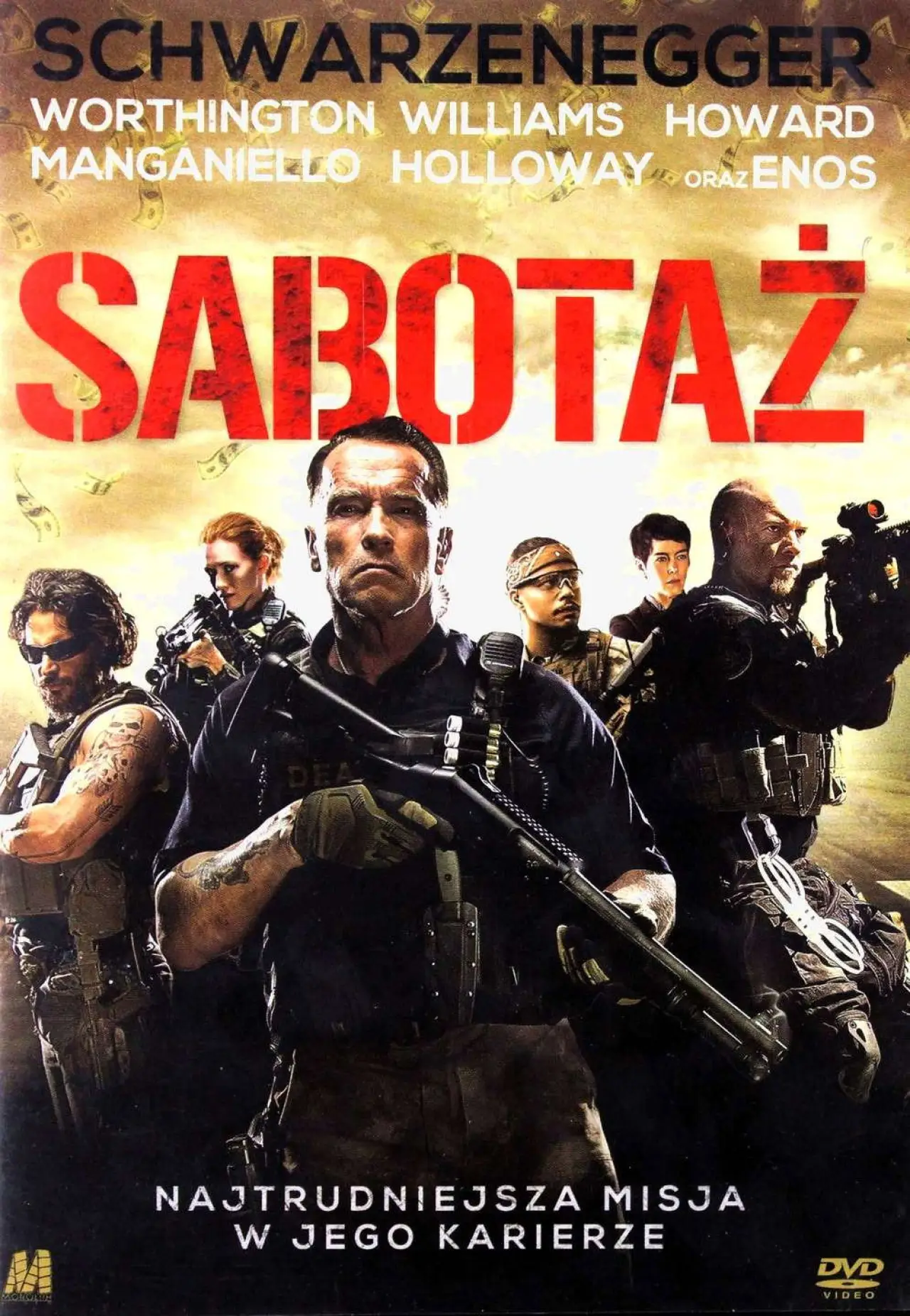 Plakat filmowy "Sabotaż"