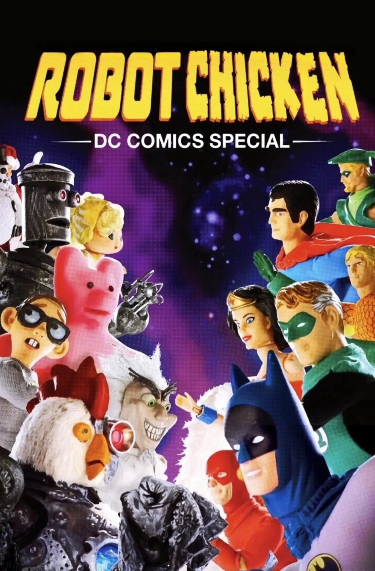 Plakat filmowy "Robot Chicken: DC Comics Special"