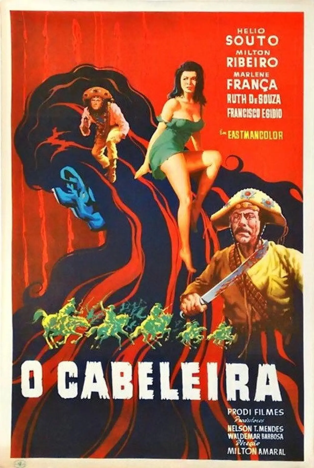 Plakat filmowy "O Cabeleira"