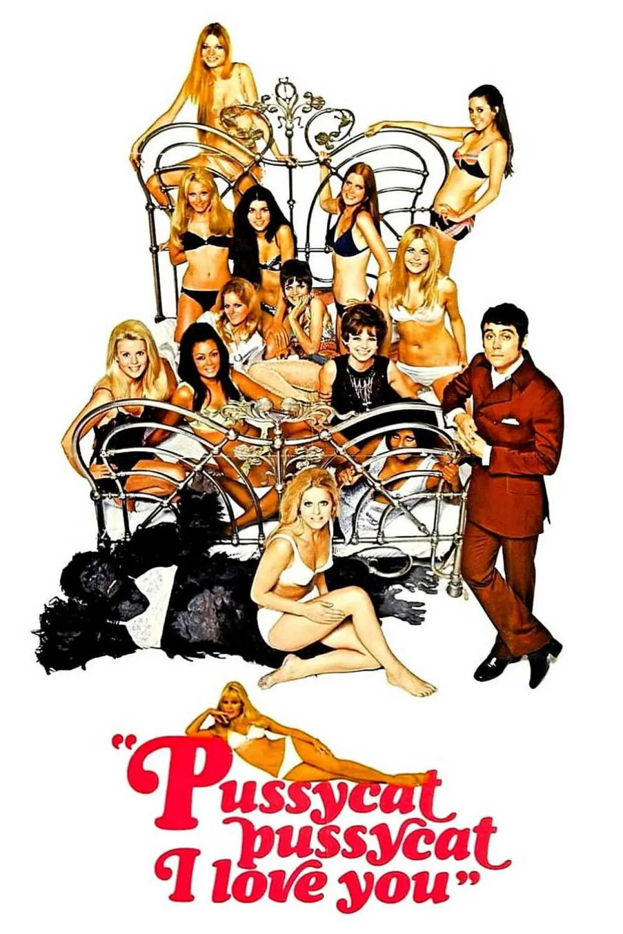 Plakat filmowy "Pussycat, Pussycat, I Love You"
