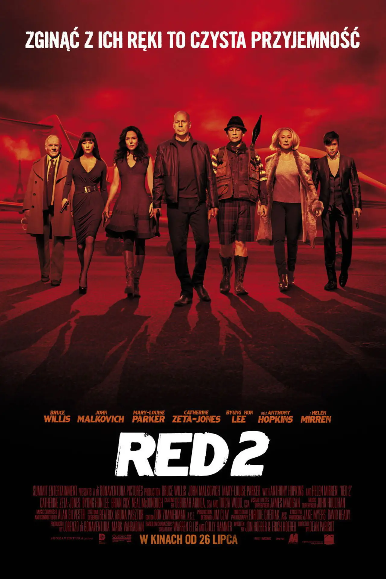 Plakat filmowy "RED 2"