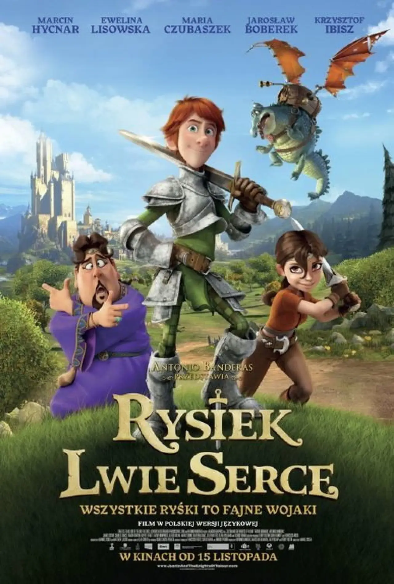 Plakat filmowy "Rysiek Lwie Serce"