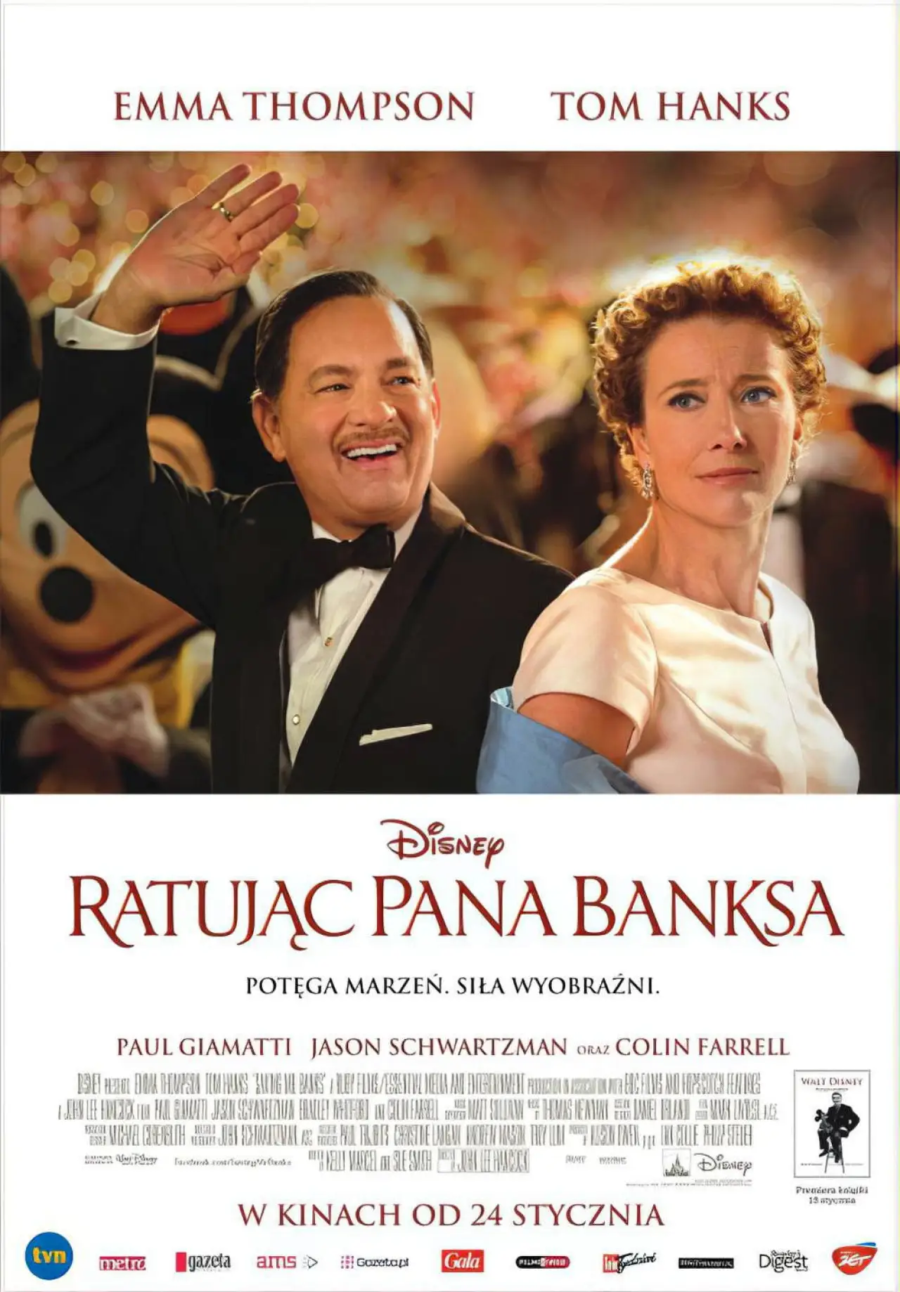 Plakat filmowy "Ratując pana Banksa"