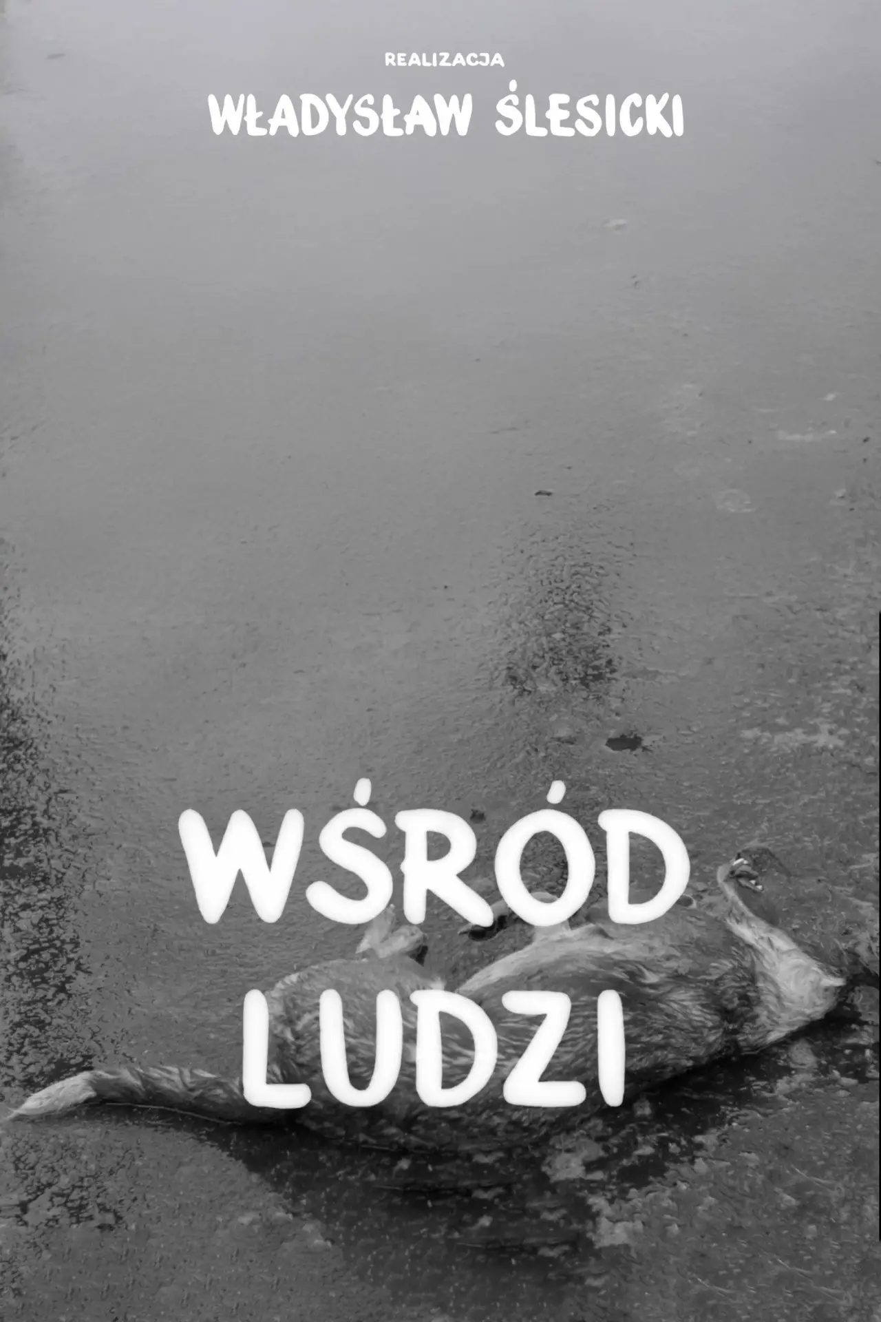 Plakat filmowy "Wśród ludzi"