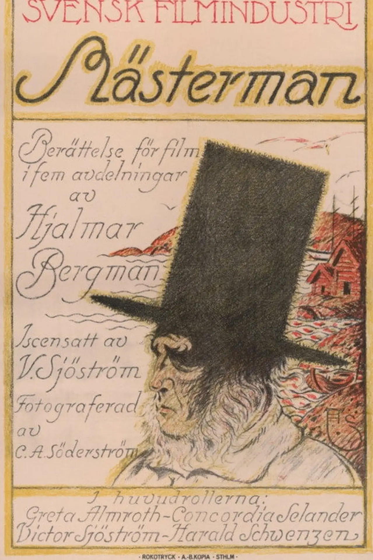 Plakat filmowy "Mästerman"