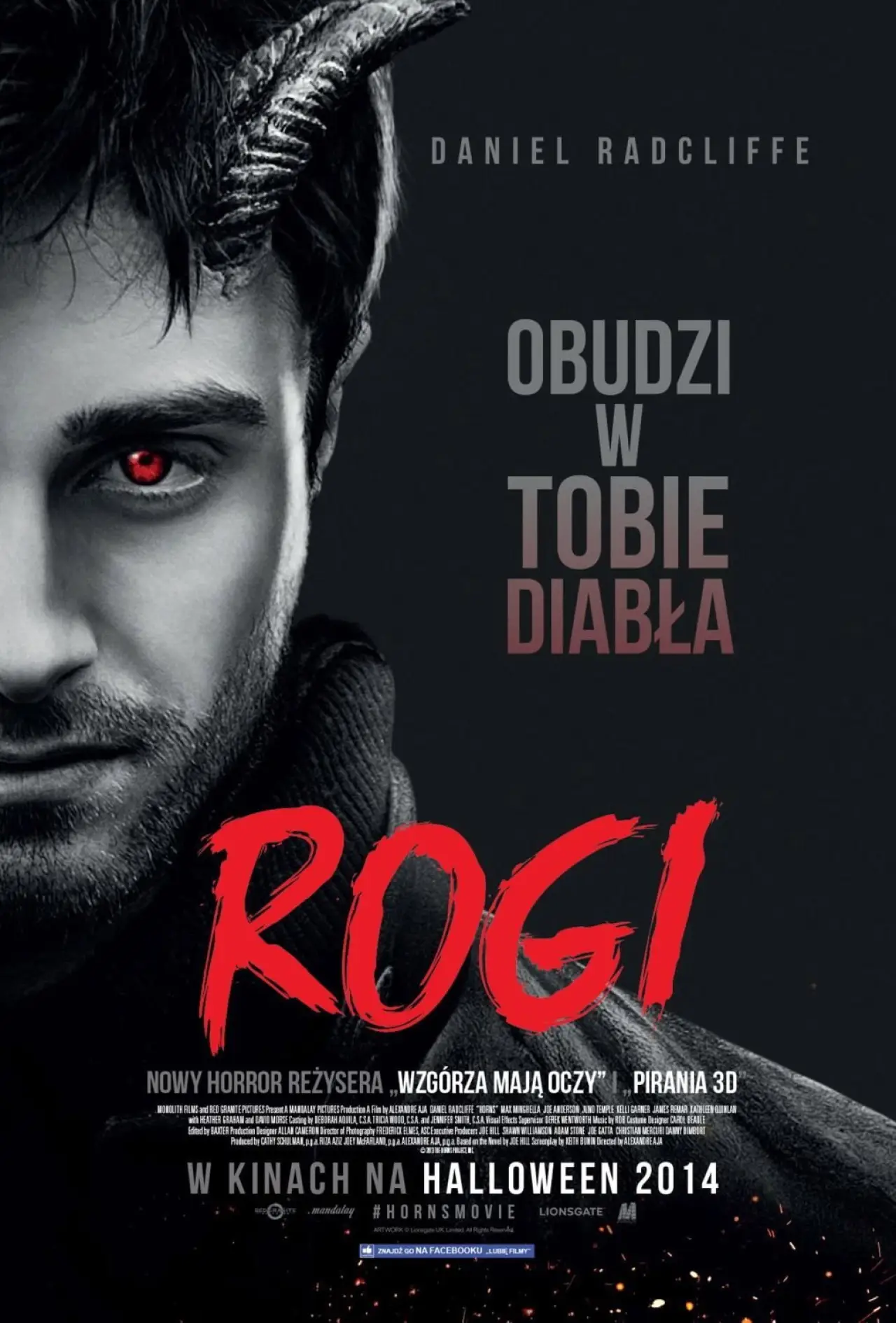 Plakat filmowy "Rogi"